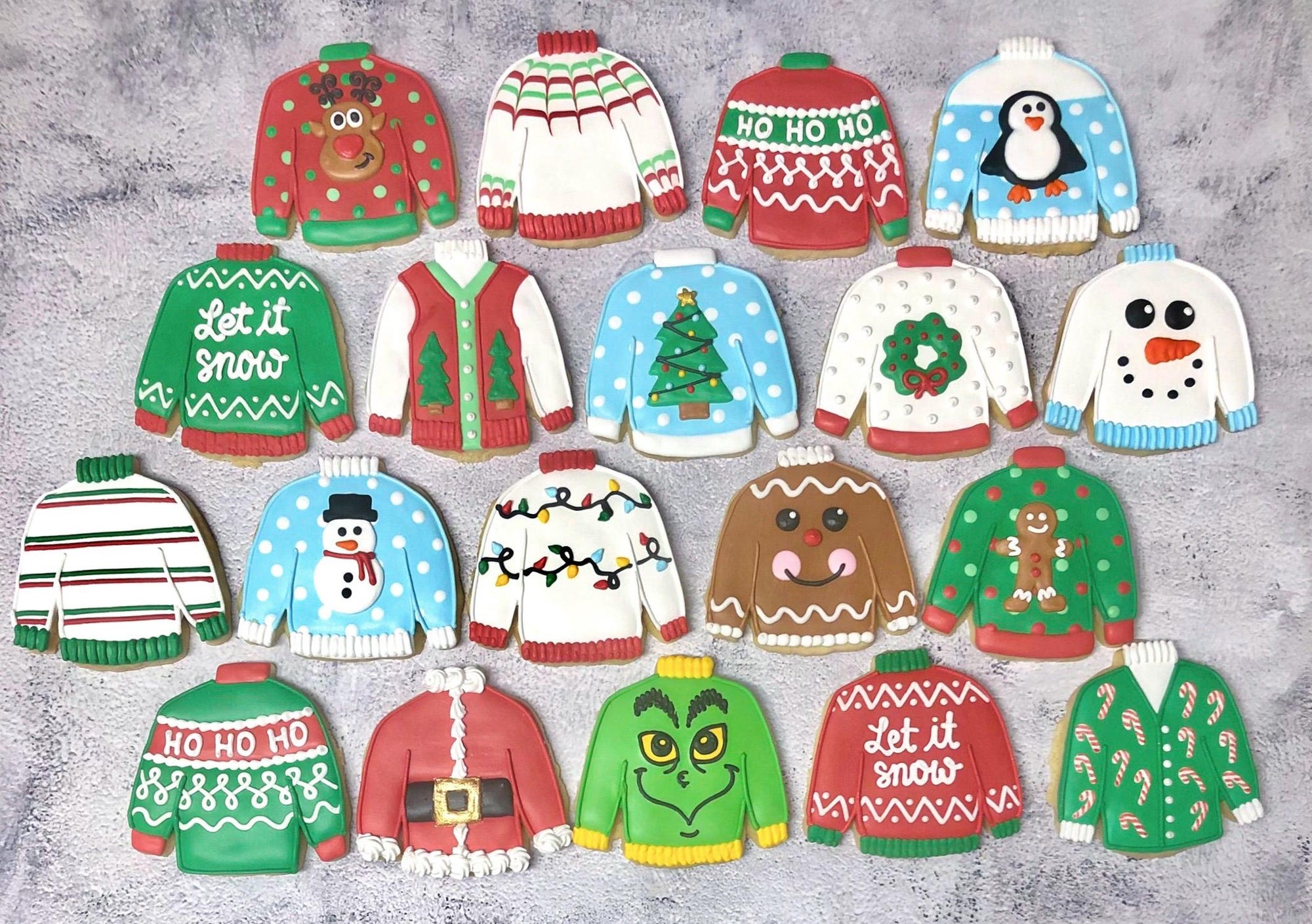il_2000xN.6400786560_6p8v.jpg Christmas Ugly Sweater Sugar Cookies | One Dozen