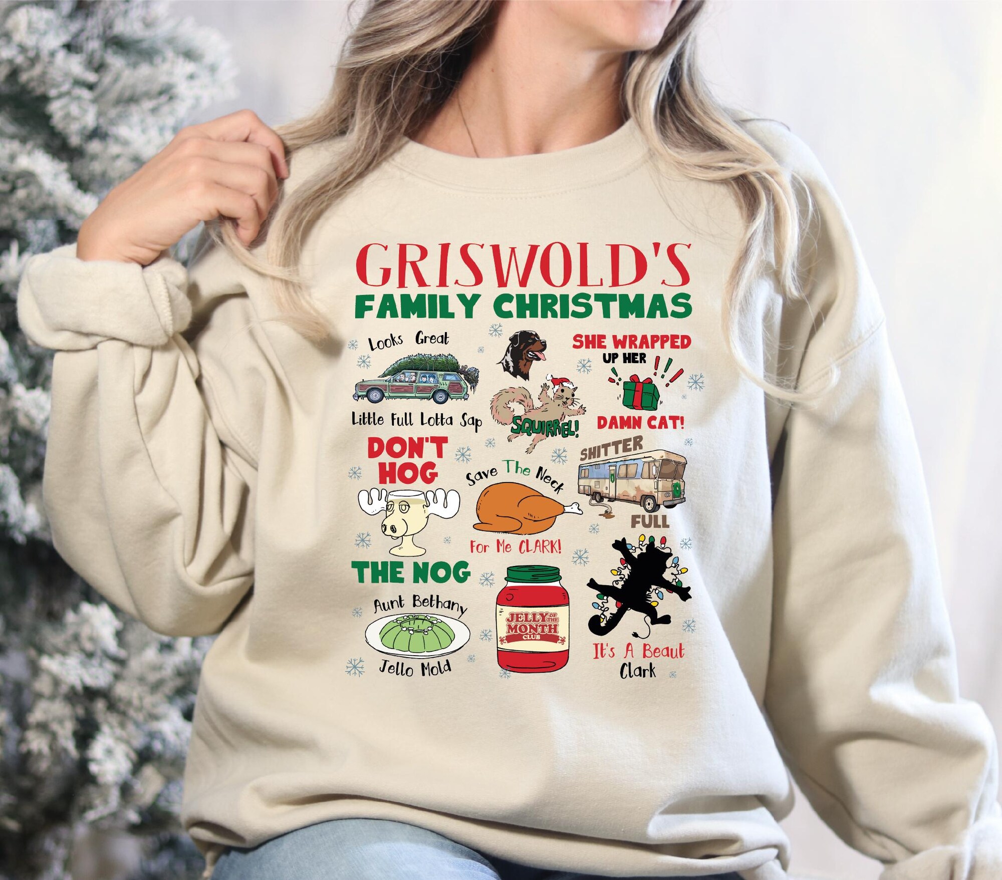 Griswold’s Family Christmas Sweatshirt,  Funny Christmas Sweatshirt, Christmas Movie Sweatshirt, Christmas Vacation Shirt, L105