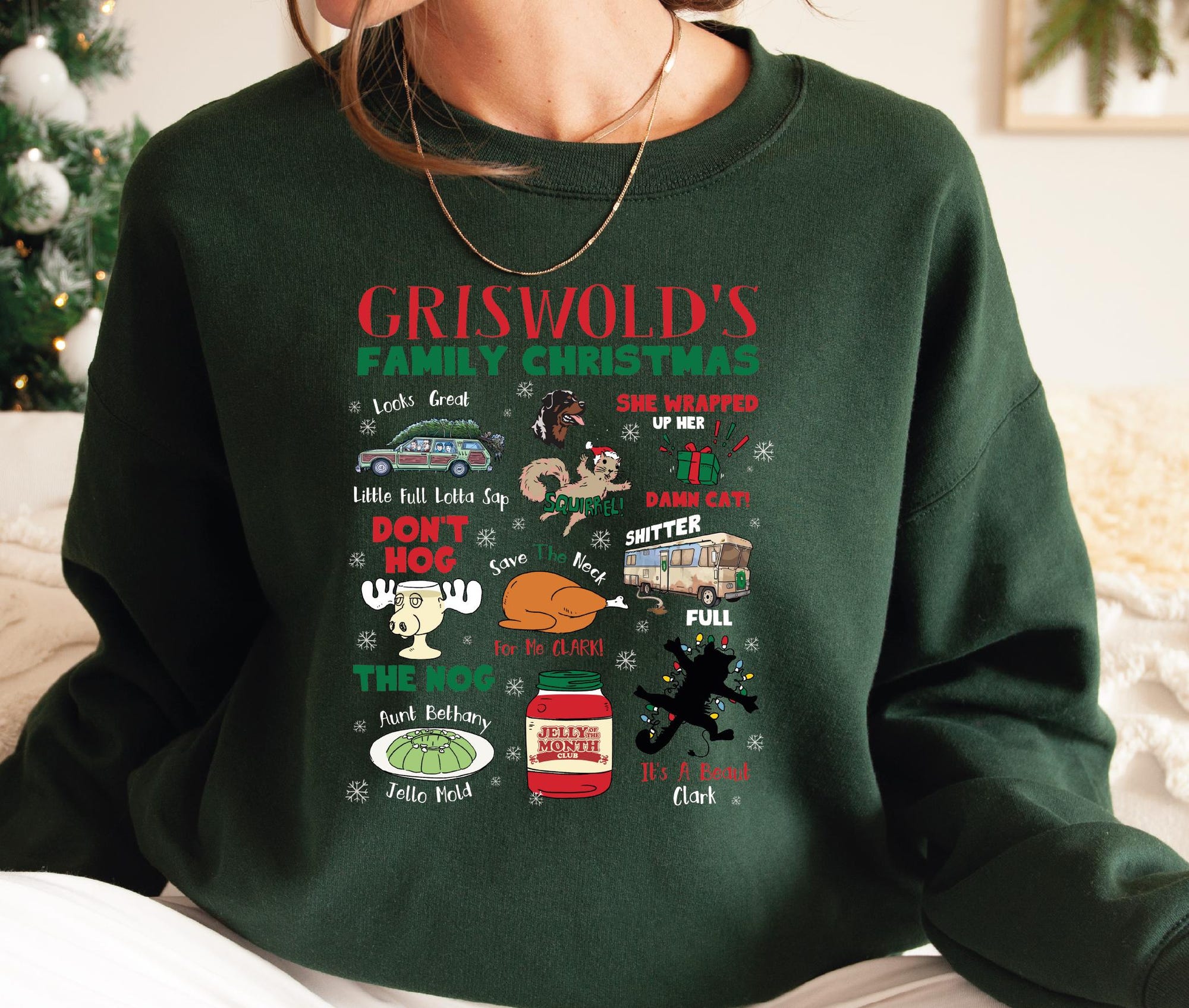 il_2000xN.6405253515_5971-1.jpg Griswold's Family Christmas Sweatshirt, Funny Christmas Sweatshirt, Christmas Movie Sweatshirt, Christmas Vacation Shirt, L105