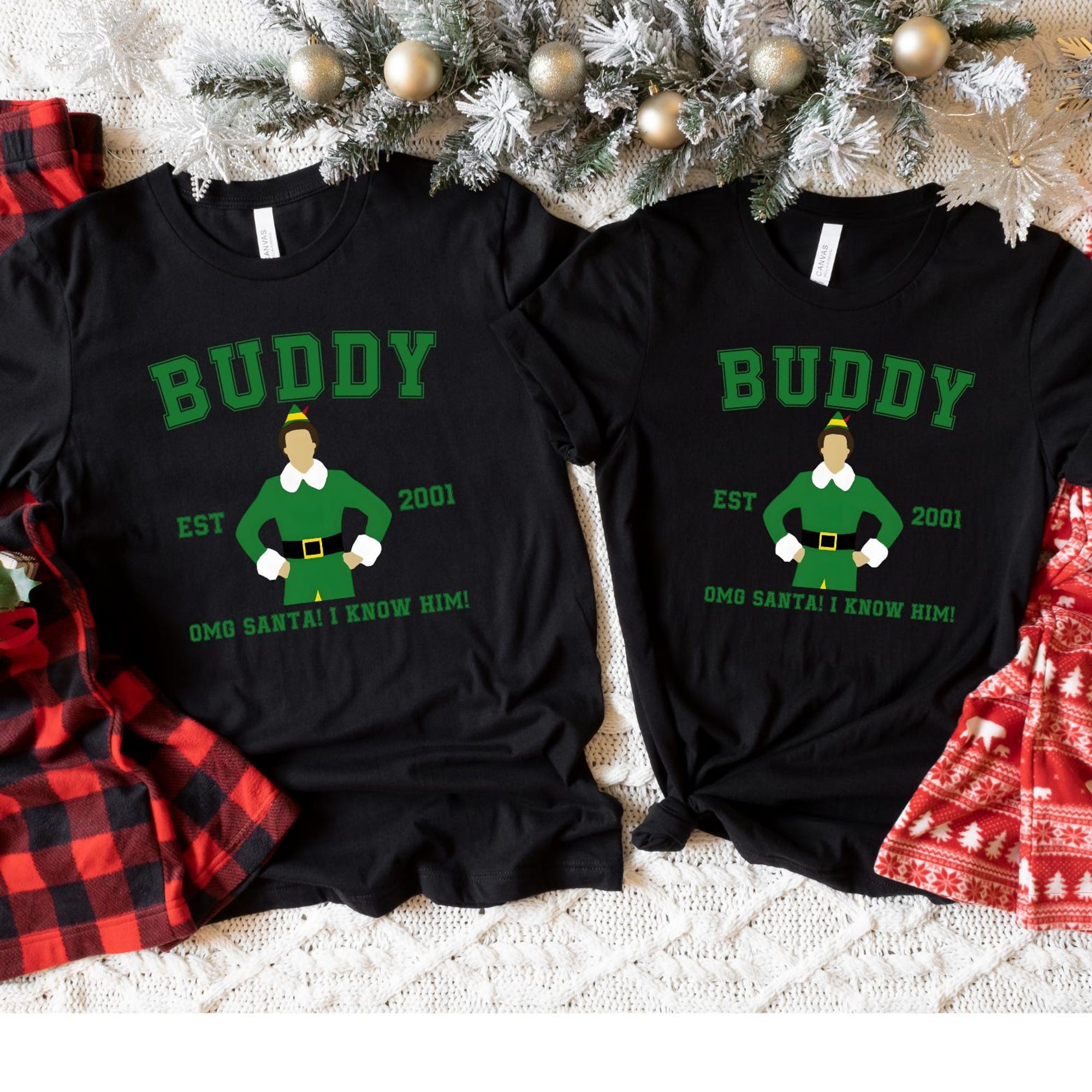 il_2000xN.6406820245_nwk5-1.jpg Buddy The Elf Christmas Shirt, OMG Santa I Know Him Shirt, Christmas Movie Vintage T-Shirt, Merry Christmas 2024 Shirt, ELF Movie Shirt