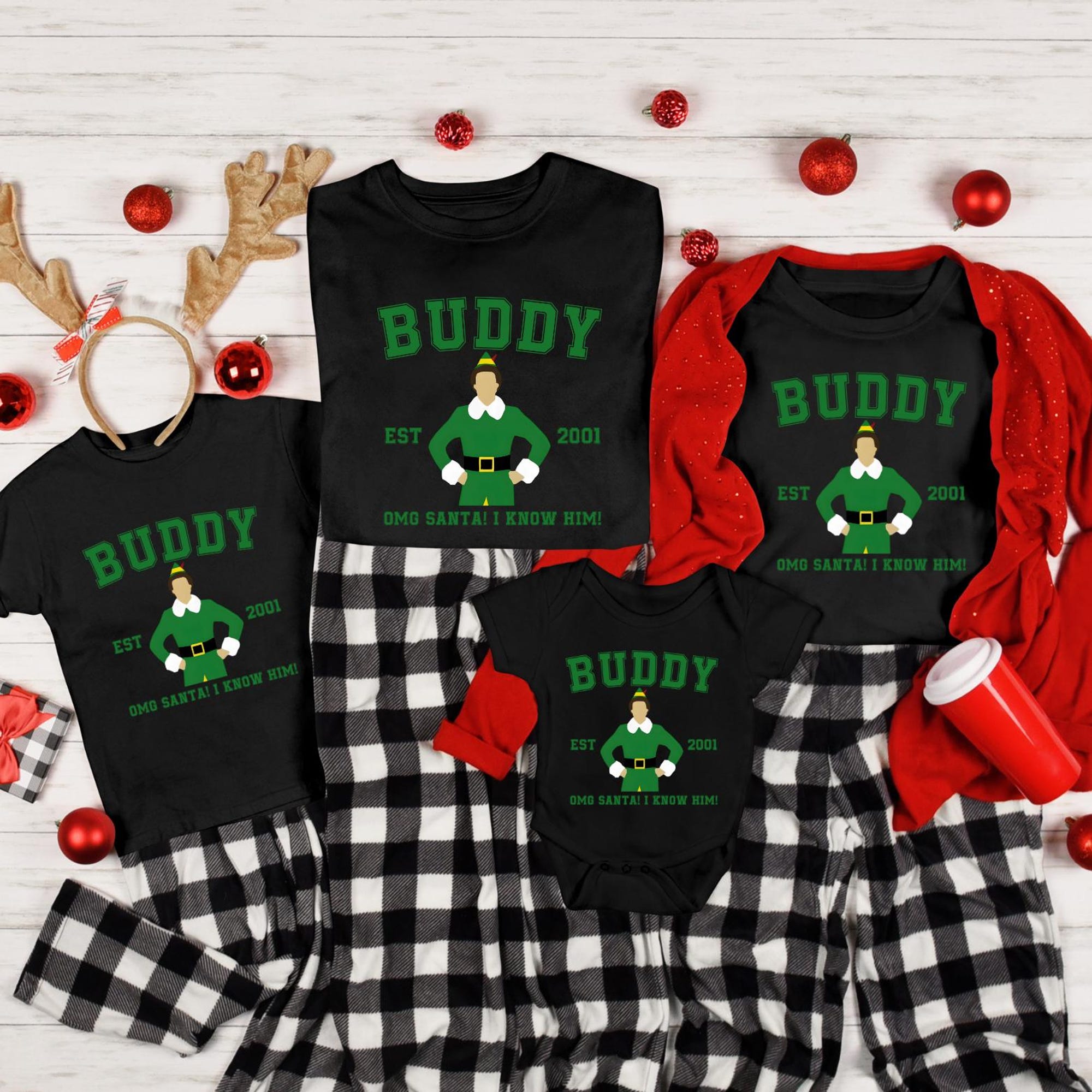 il_2000xN.6406820247_9dhs-1.jpg Buddy The Elf Christmas Shirt, OMG Santa I Know Him Shirt, Christmas Movie Vintage T-Shirt, Merry Christmas 2024 Shirt, ELF Movie Shirt