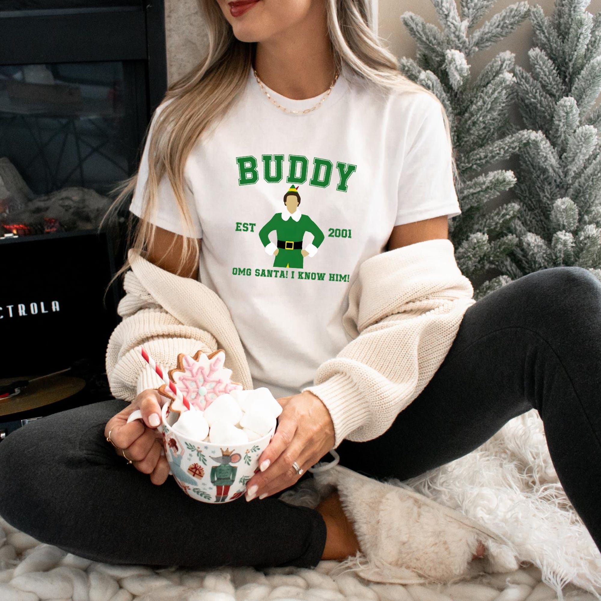 il_2000xN.6406820251_koik-1.jpg Buddy The Elf Christmas Shirt, OMG Santa I Know Him Shirt, Christmas Movie Vintage T-Shirt, Merry Christmas 2024 Shirt, ELF Movie Shirt