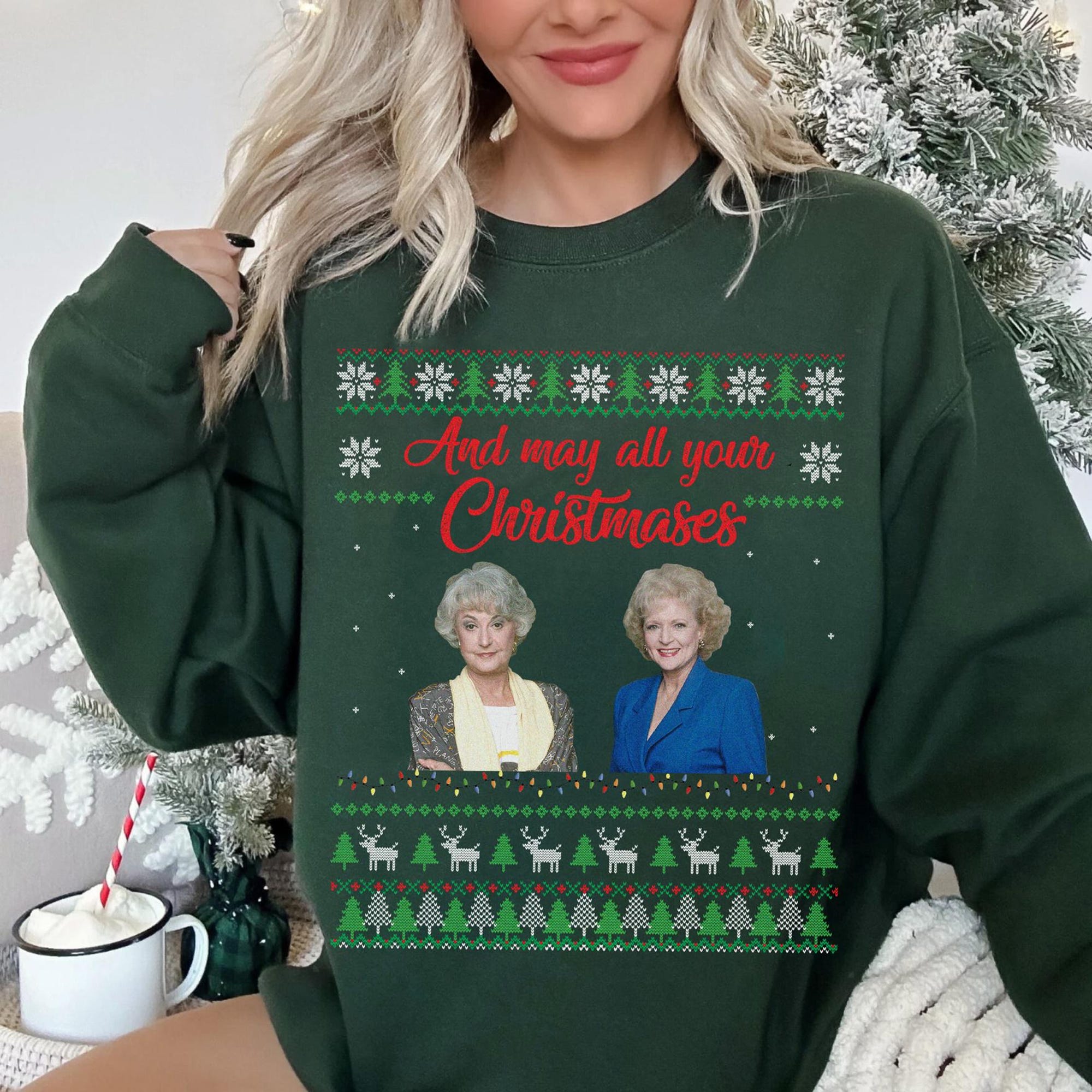 il_2000xN.6417086095_zfe2.jpg Christmas Golden Girls Sweater, And May All Your Christmases Ugly Sweater, Golden Girls Sweater, Stay Golden Ugly Christmas Sweater