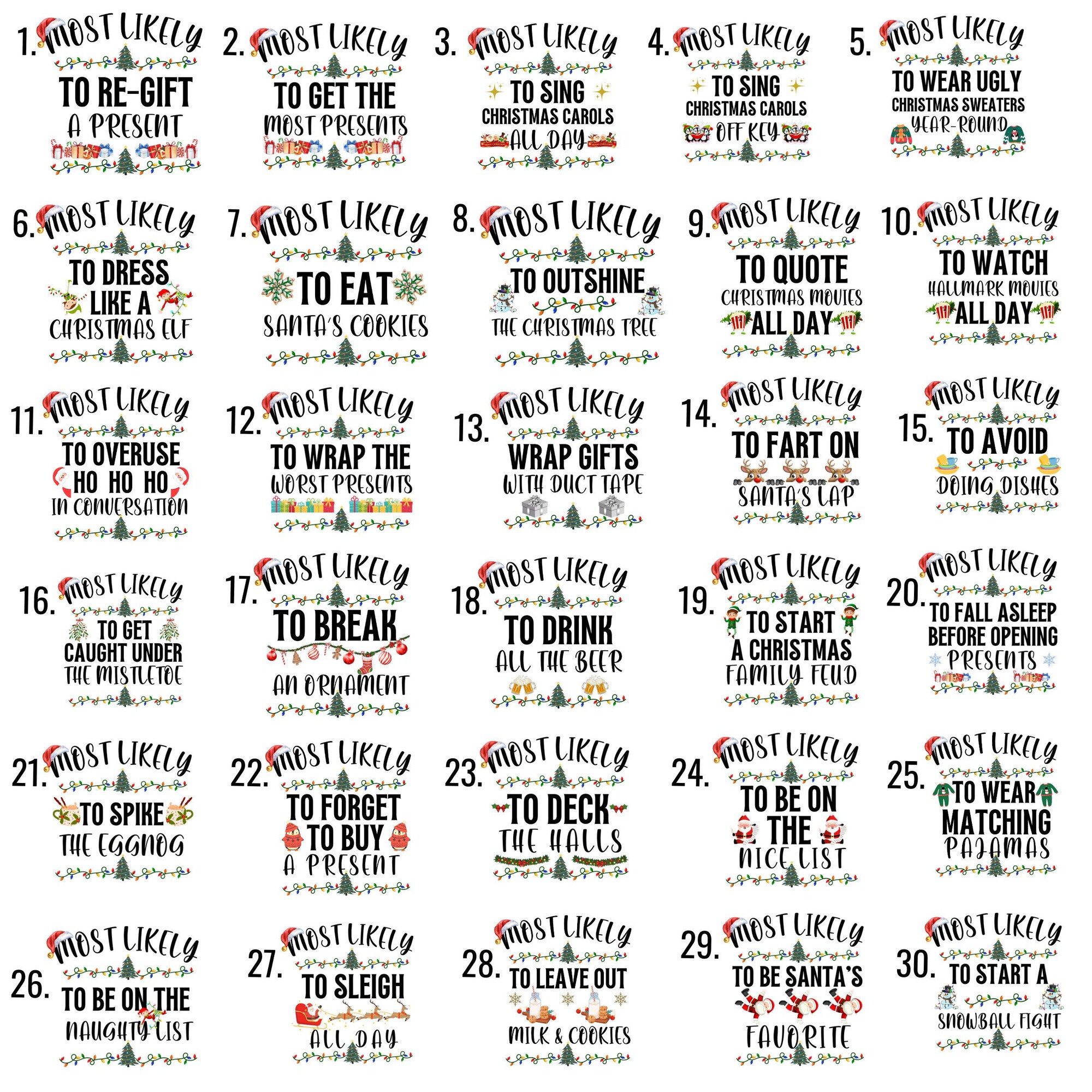 il_2000xN.6423776595_mcc0-1.jpg Funny Matching Christmas Shirts, Most Likely Family xmas Shirt, Matching Christmas Shirt, Most likely Christmas Shirt, Most Likely group tee