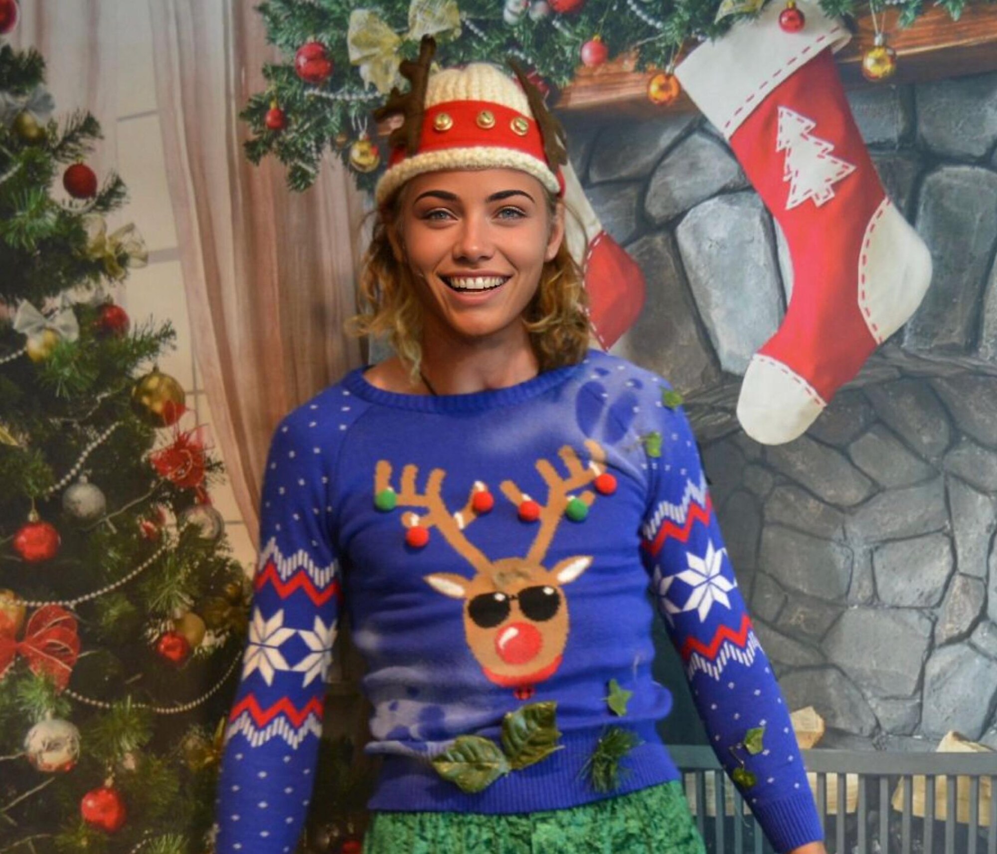 Small, Ugly Christmas Sweater, women, Grandma got run over by a reindeer, contest winner, unique, creative, funny