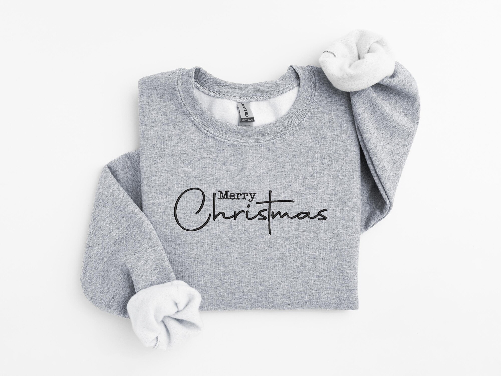 il_2000xN.6434615003_r3ha-1.jpg Embroidered Merry Christmas Sweatshirt