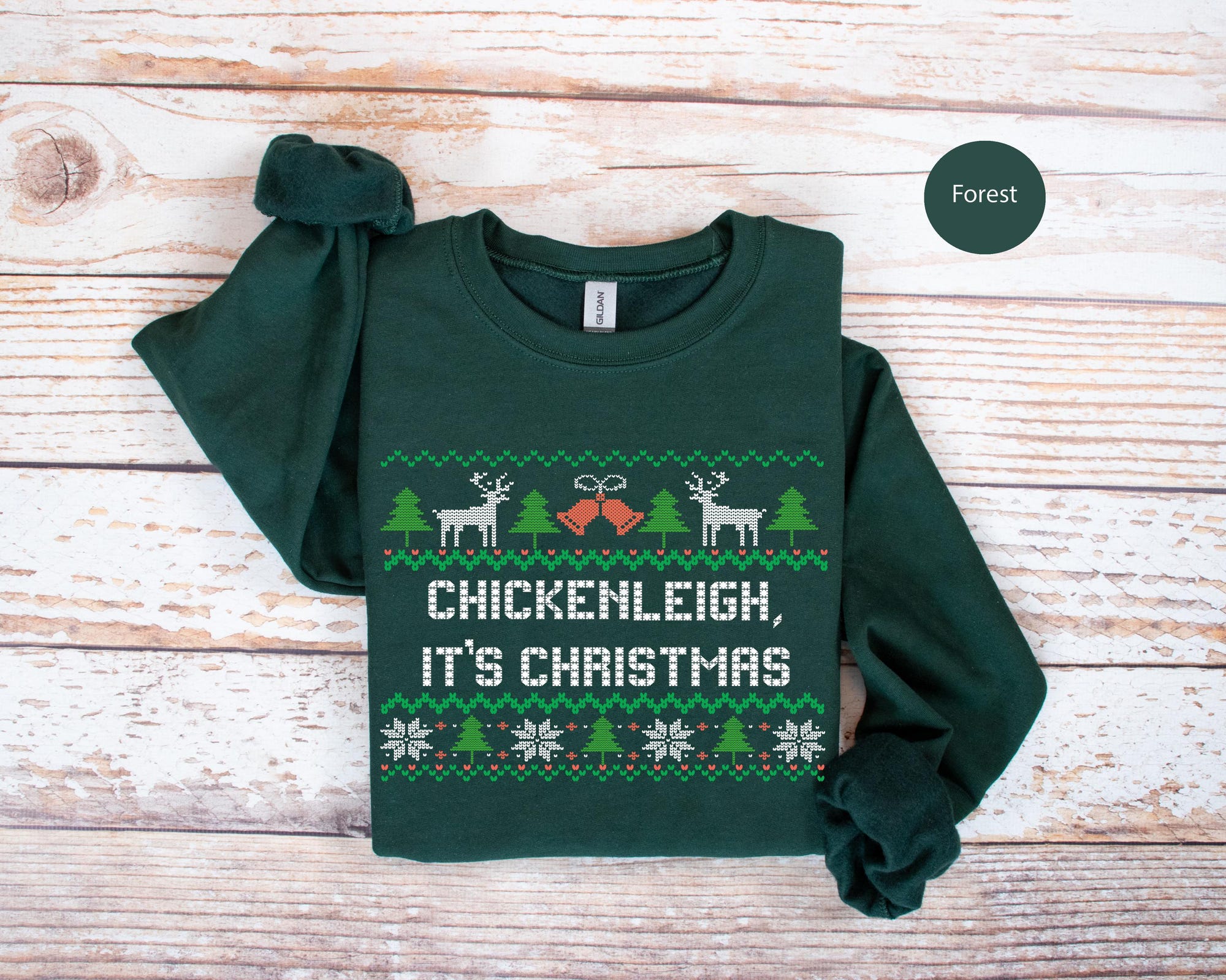il_2000xN.6435126390_bnpi-1.jpg Chickenleigh Its Christmas Sweatshirt, Christmas Stitch Design, Christmas Gift, Gift for Him, Gift for Her