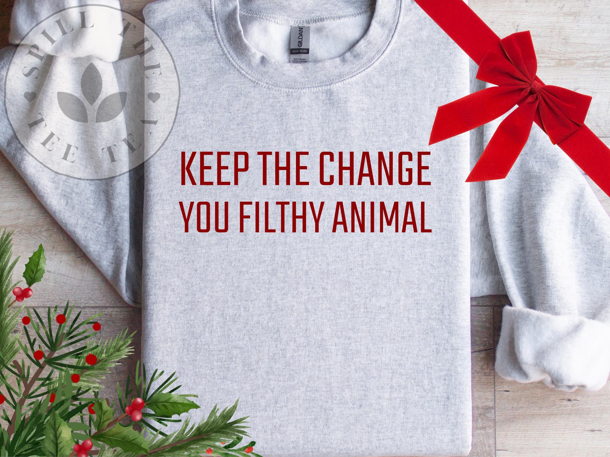 il_2000xN.6436334881_sh9x-1.jpg Home Alone Sweatshirt, Keep the Change You Filthy Animal, Kids Home Alone Sweatshirt, Kevin McCallister, funny kids christmas sweatshirt
