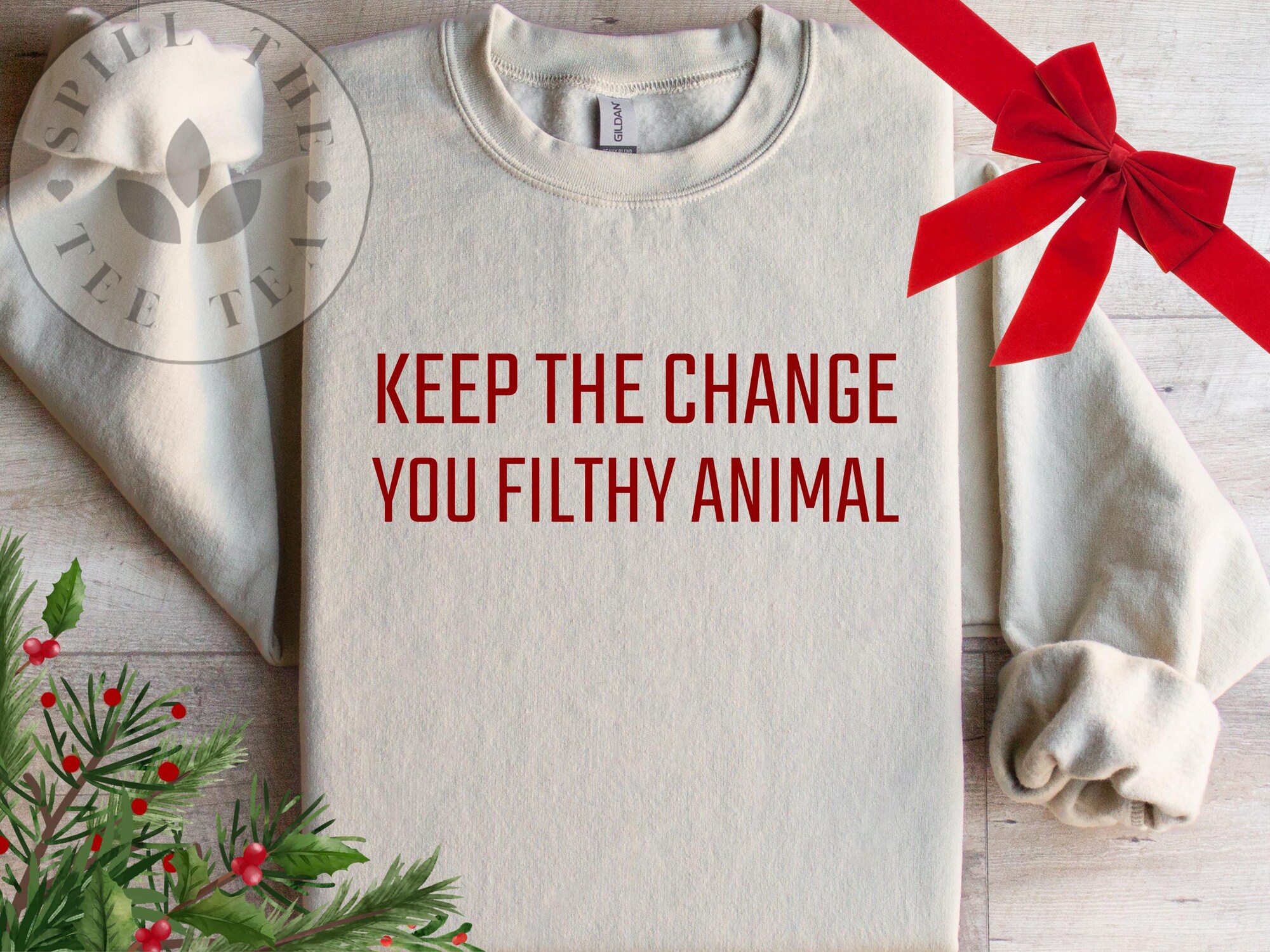 il_2000xN.6436334883_rfqh-1.jpg Home Alone Sweatshirt, Keep the Change You Filthy Animal, Kids Home Alone Sweatshirt, Kevin McCallister, funny kids christmas sweatshirt