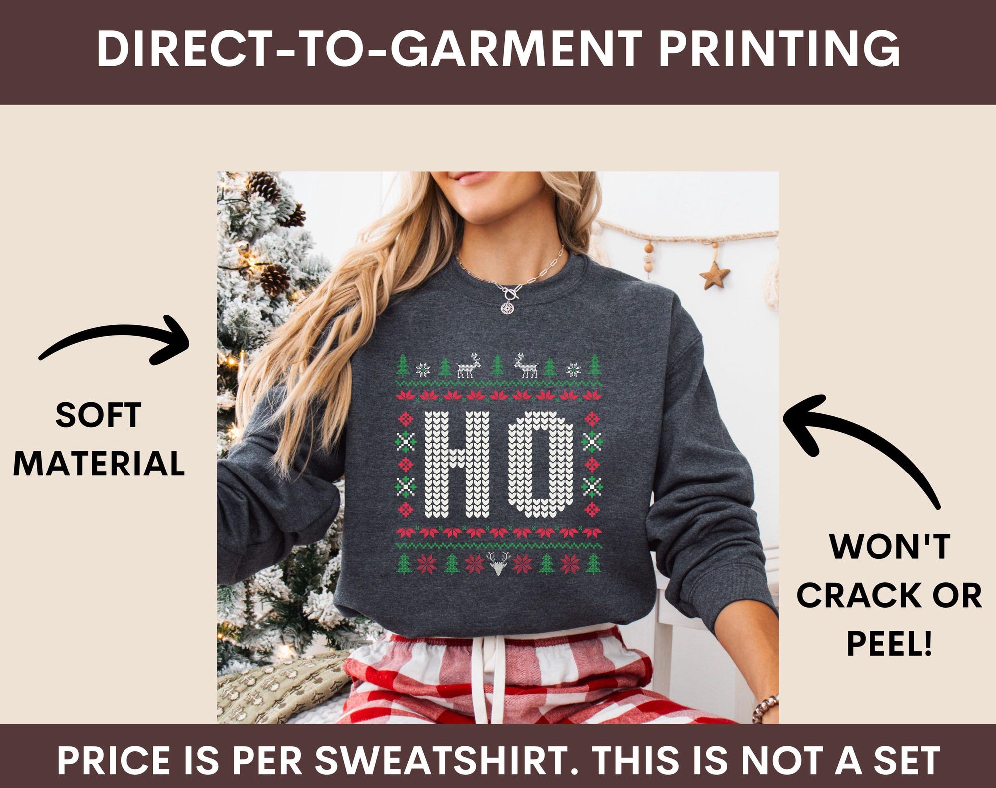 il_2000xN.6437282430_ddrp-1.jpg Funny Couple Ugly Christmas Sweater, Where's My Ho At Ugly Sweater, Ho Sweater Humorous Couples Matching Fun Holiday Apparel Holiday Party