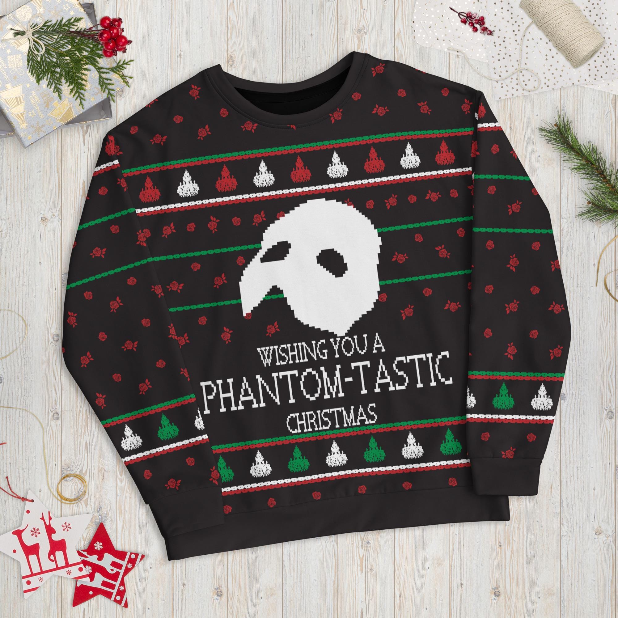 Phantom of the Opera Inspired Ugly Christmas Sweater