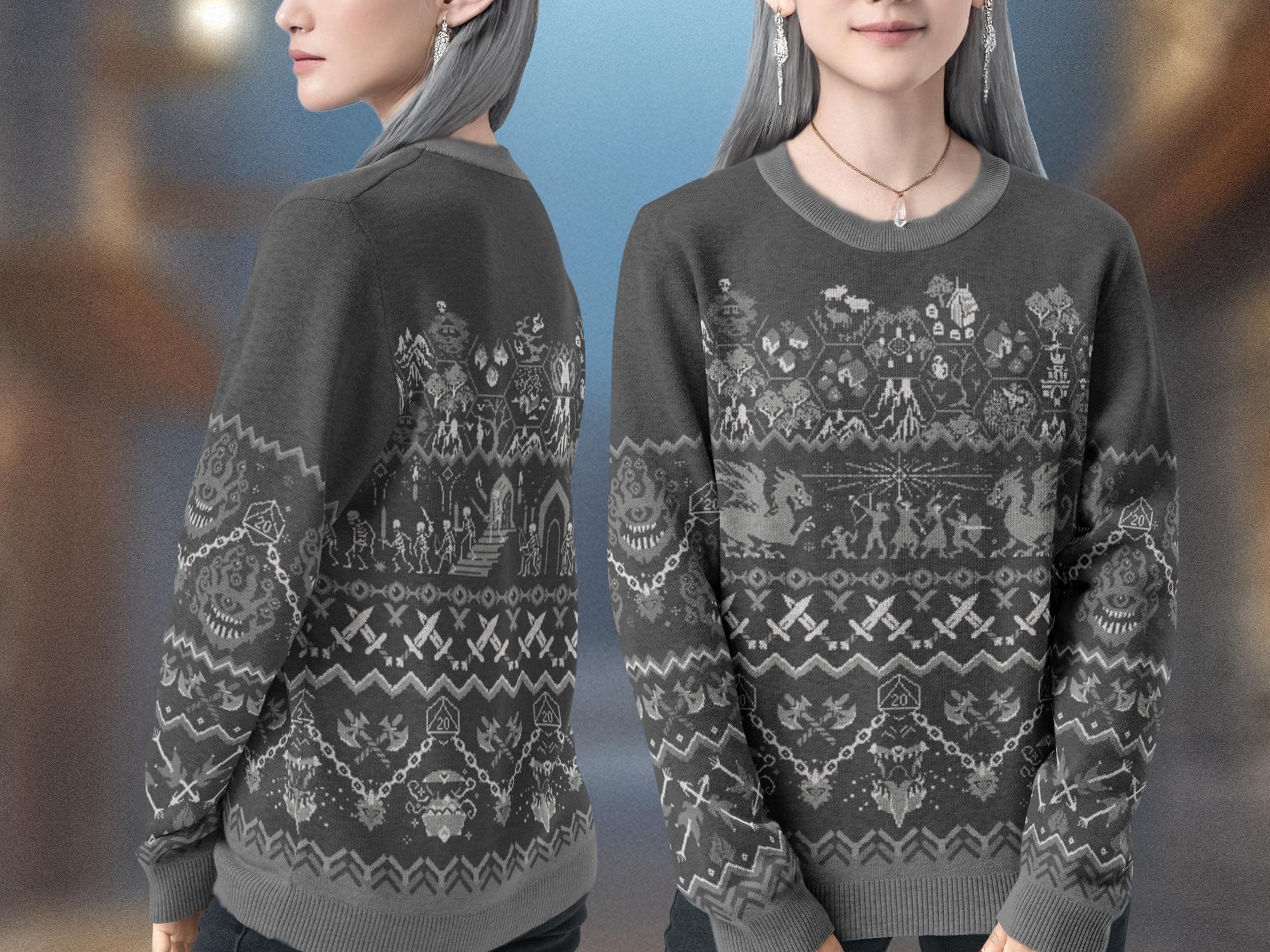 RPG Dungeon Ugly Sweater