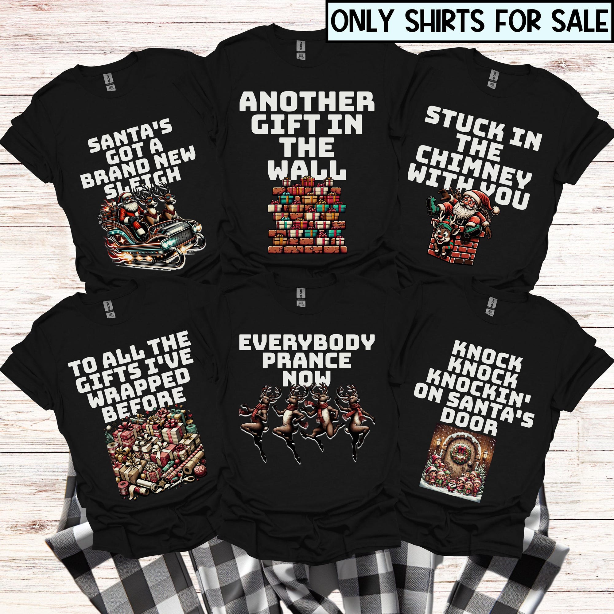 il_2000xN.6444335077_iq8q-1.jpg Family Christmas Shirts Christmas Song Puns Shirts Christmas Group Shirts Group Holiday Shirts Christmas Custom Shirt Matching Tee