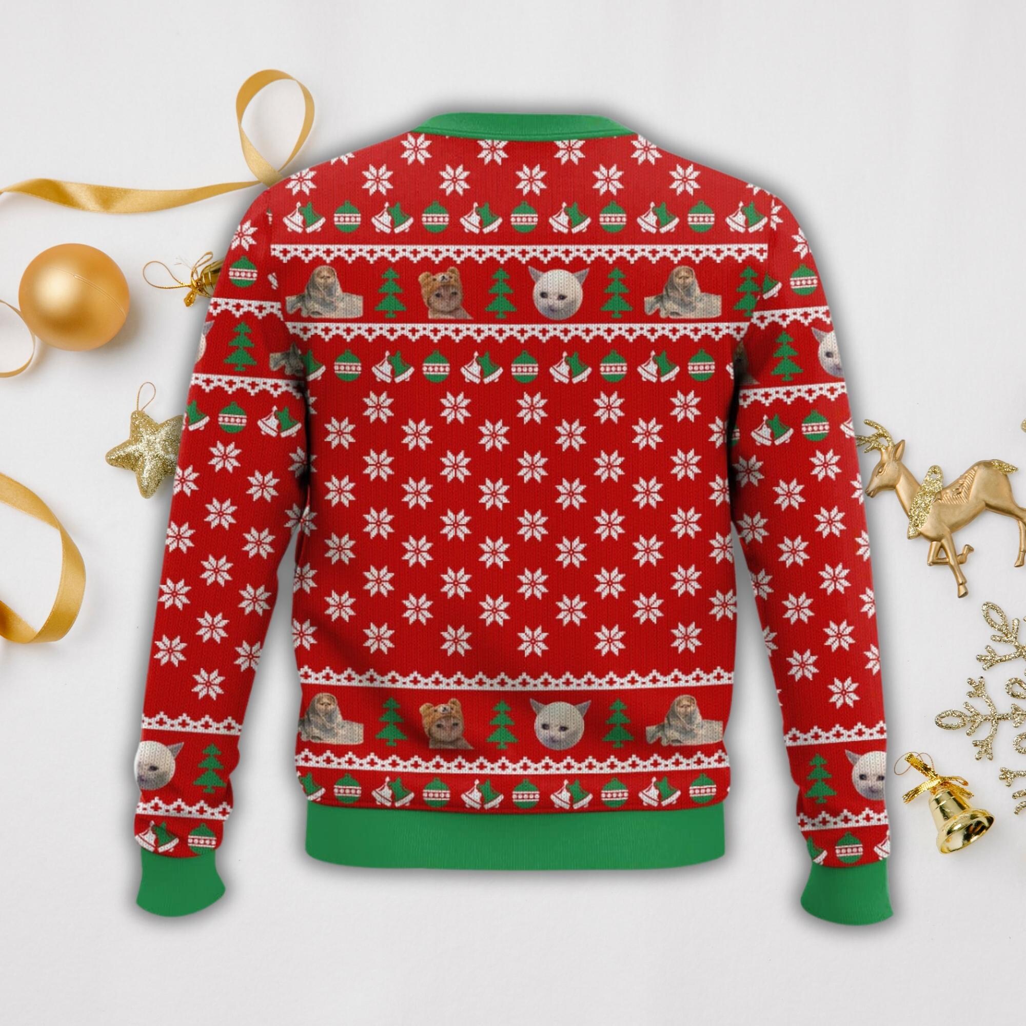 il_2000xN.6444593174_q450.jpg Your Ugly Sweater Make Me Meme Sweater, Cat Meme Ugly Sweater, Christmas Funny Pet Sweater, Cute Pet Holiday Sweater, Ugly Xmas Sweater