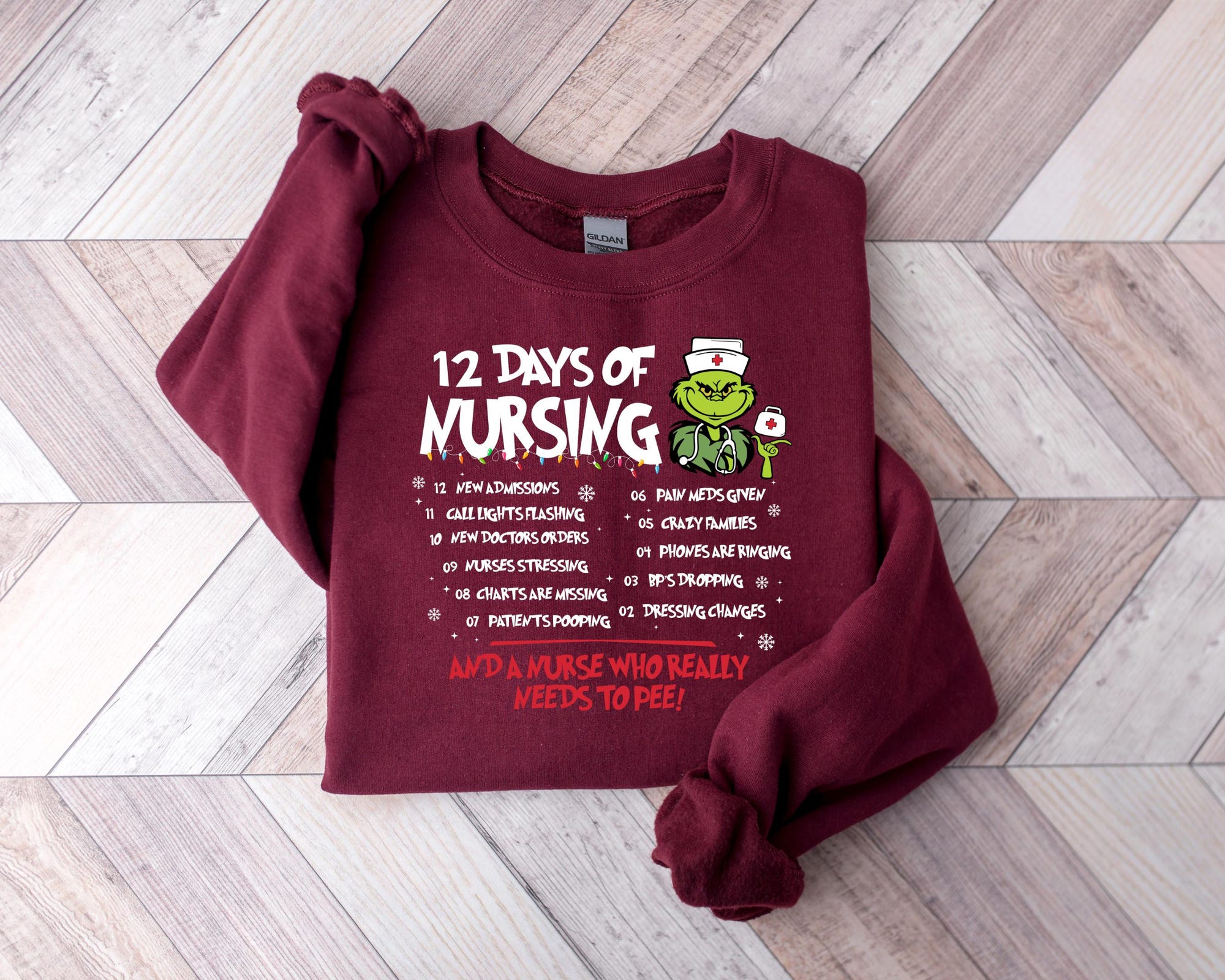 il_2000xN.6446676028_mac0-1.jpg Funny Christmas Nurse Sweatshirt,Merry Grinchmas shirt,Nursing shirt,Christmas Gift For Nurse, Nurse Grinch Shirt,Cute Christmas Nurse Shirt