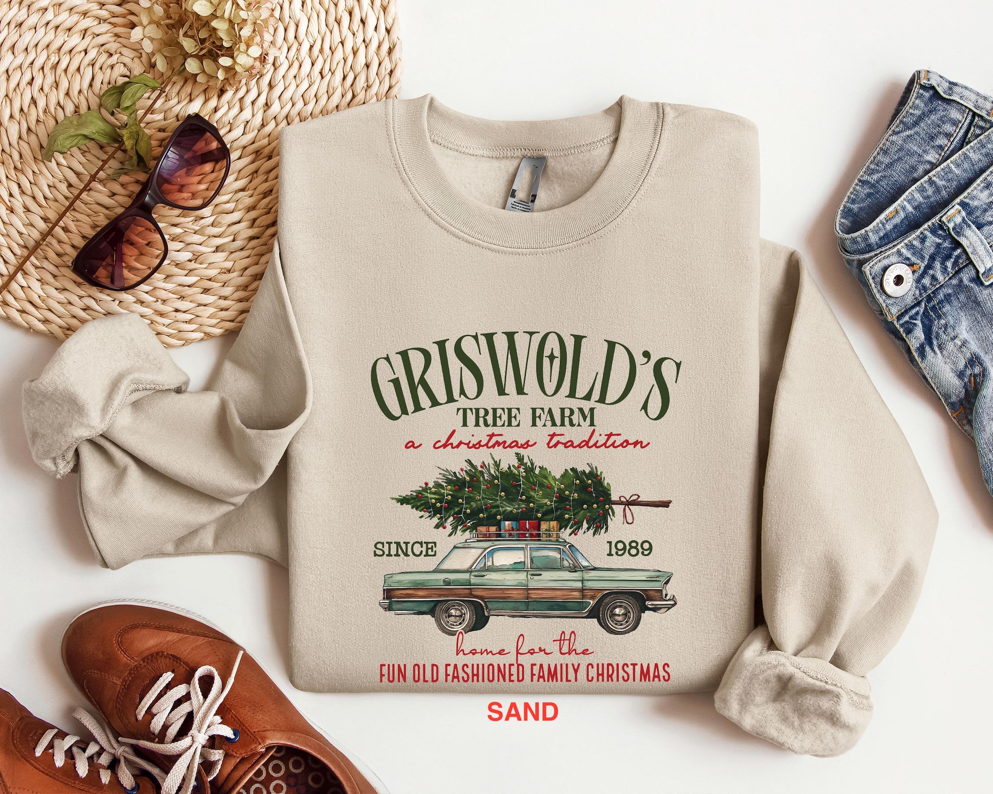 Grisworld Sweatshirt, Grisworld Christmas Tree Shirt, Christmas Movie Sweatshirt, Family Christmas Sweatshirt, Christmas Vacation Shirt