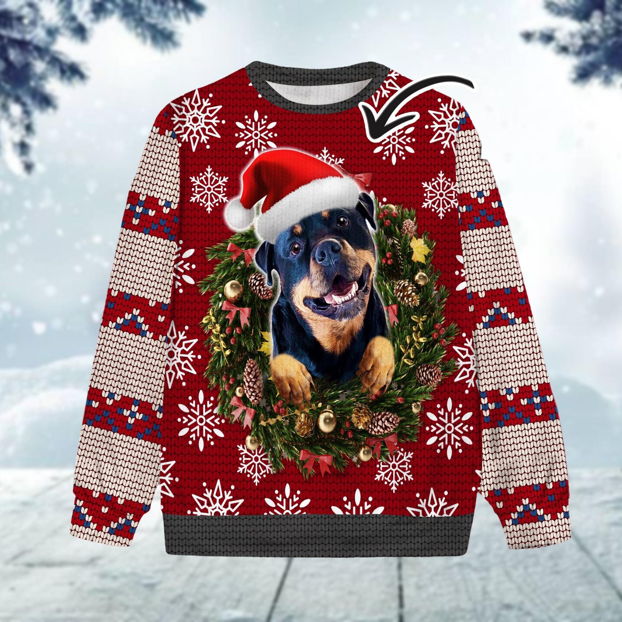 Custom Dog Cat Photo Ugly Christmas Sweater, Personalized Dog Face Santa Ugly Sweater, Funny Christmas Gift For Pet Owners