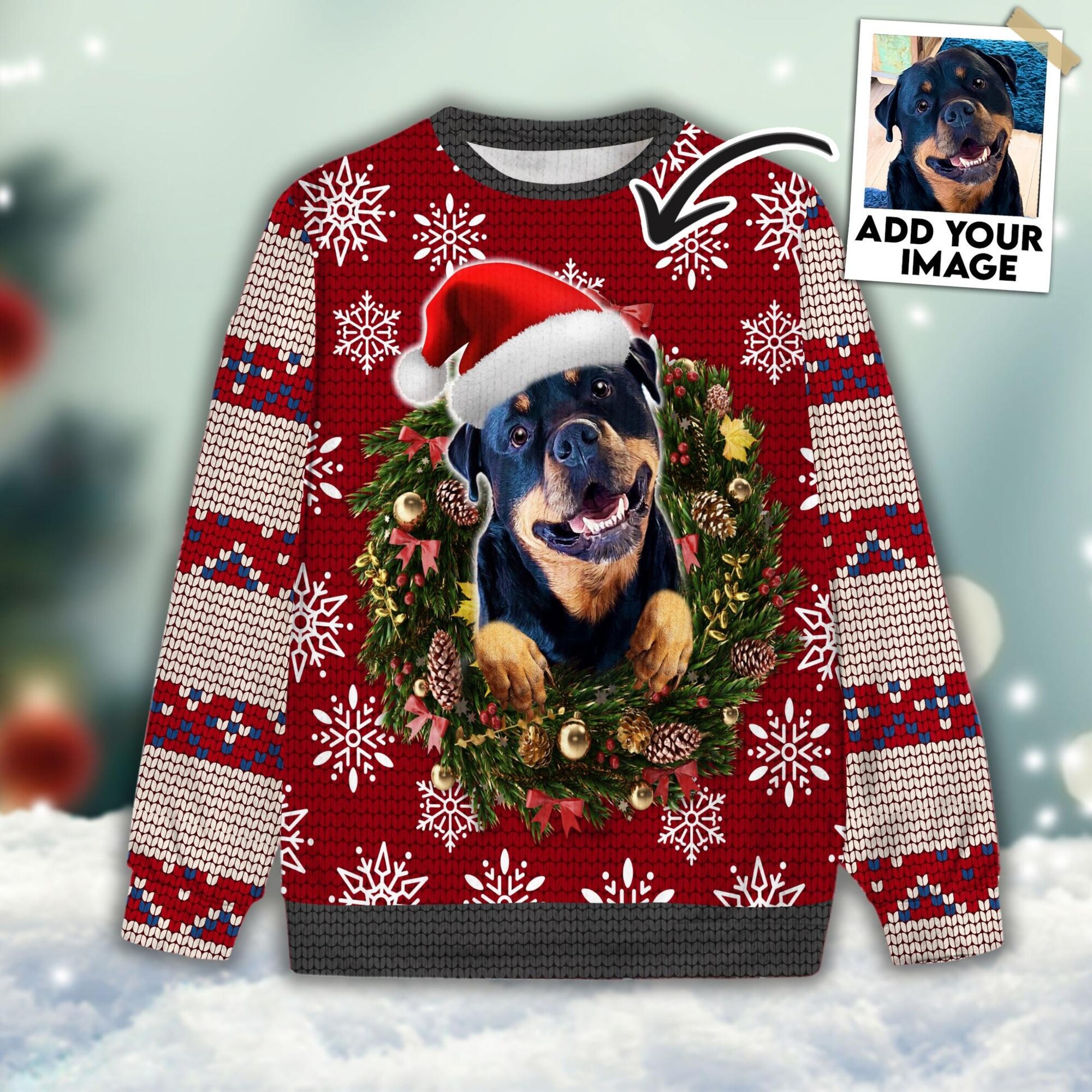 il_2000xN.6447801869_tspj.jpg Custom Dog Cat Photo Ugly Christmas Sweater, Personalized Dog Face Santa Ugly Sweater, Funny Christmas Gift For Pet Owners