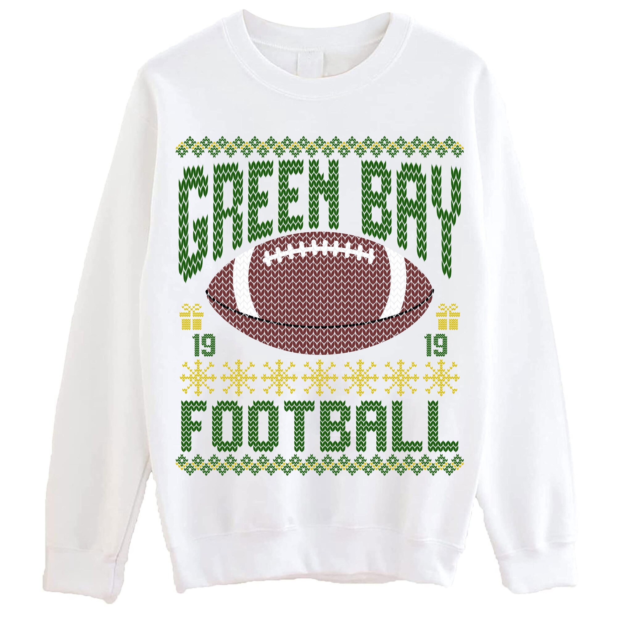 il_2000xN.6453028450_lbqu-1.jpg Green Bay Ugly Christmas Sweatshirt, Football Shirt, Christmas Gift Tee, Festive Football Crewneck, Holiday Winter, Green Bay Football Fan