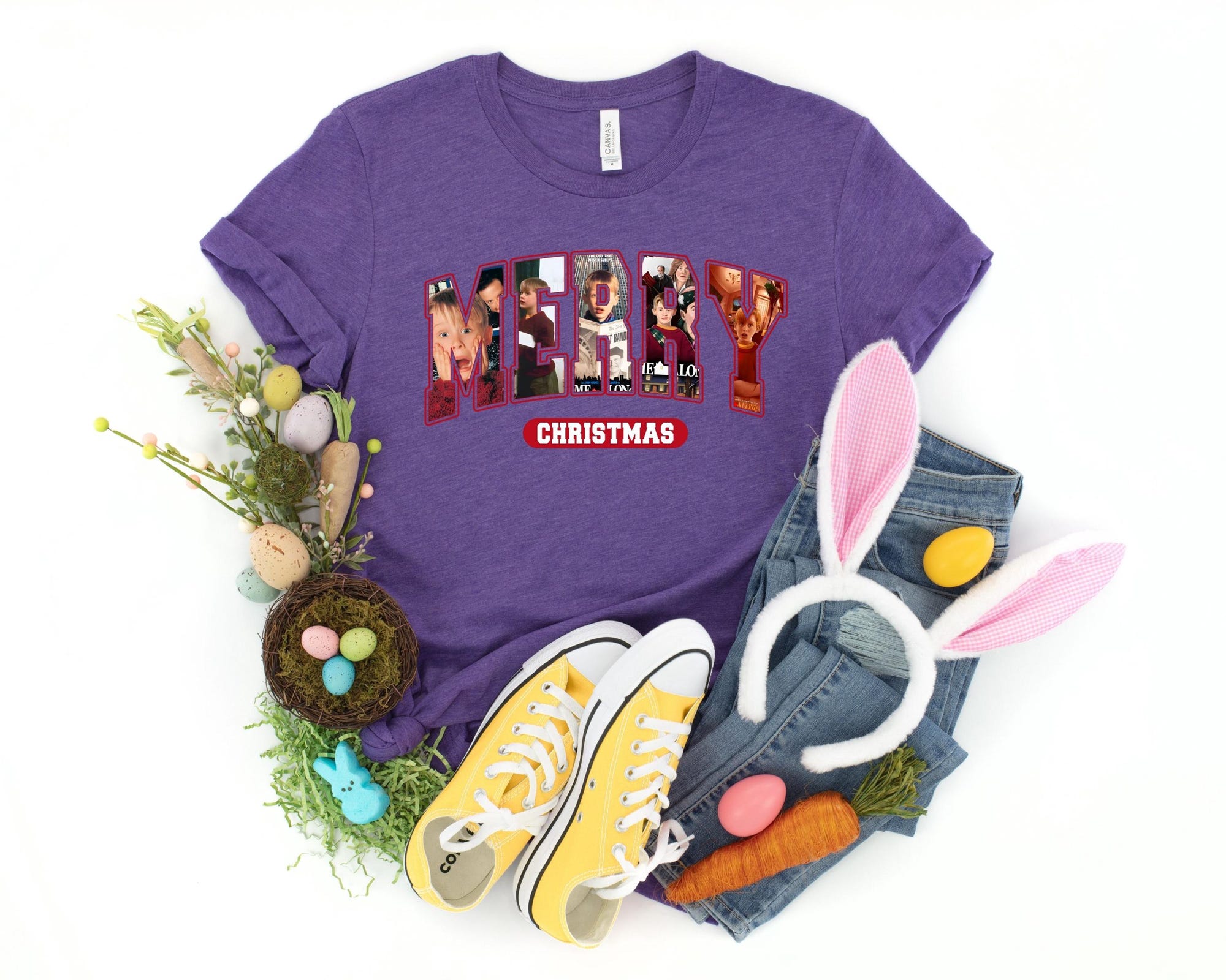 il_2000xN.6453396884_jez8.jpg Christmas Movies Shirt, Merry Christmas 90s Movies Shirt, Crewneck Sweatshirt, Christmas Shirt For Movies Lovers, Christmas 90s Movies Shirt