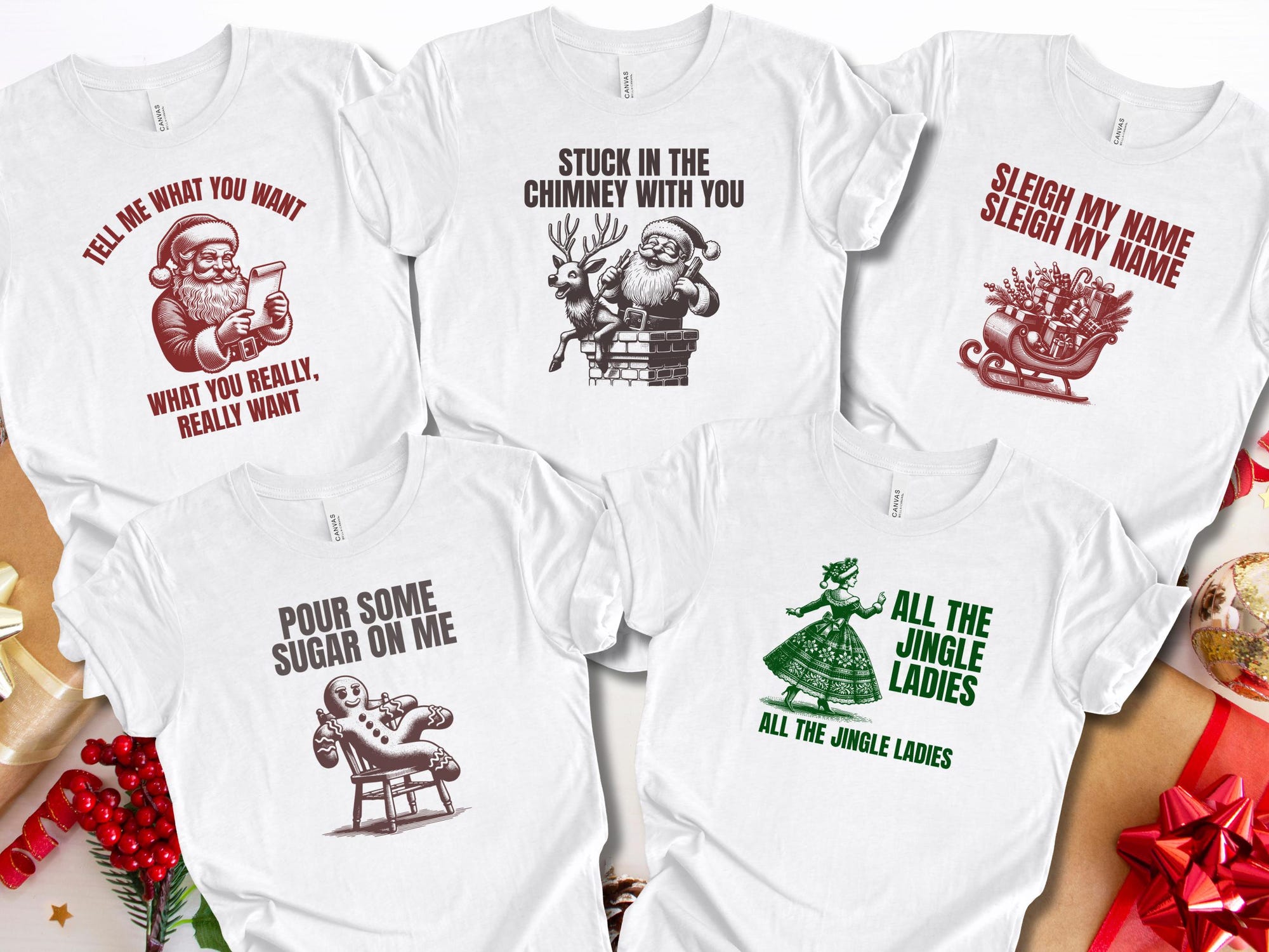 Funny Personalized Christmas Matching Pajamas Shirt, Funny Holiday Pajamas Shirt, Custom Christmas Family Sweatshirt, Matching Christmas Tee