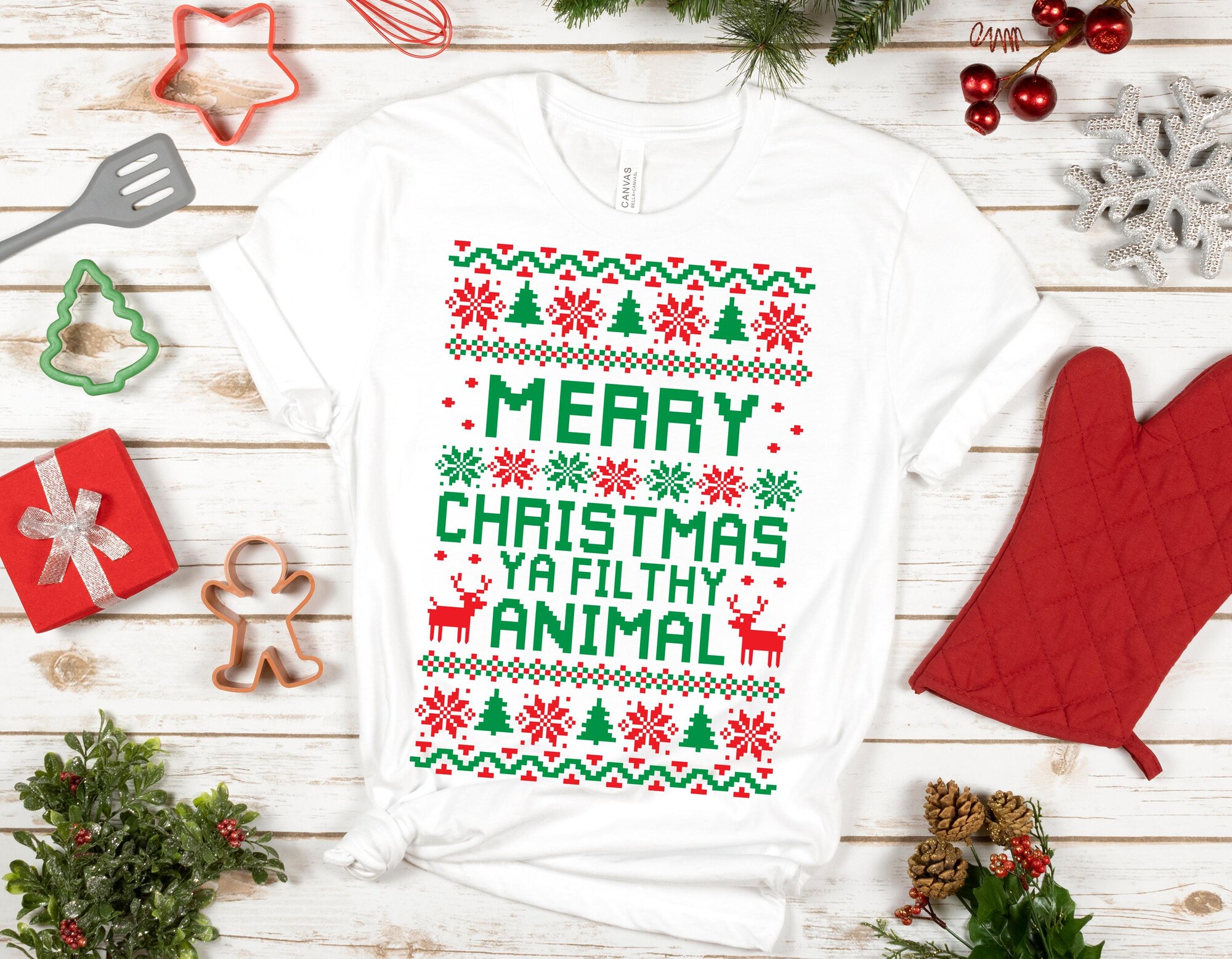 il_2000xN.6458581808_8paq-1.jpg Ya Filthy Animal Merry Christmas Sweatshirt, Christmas Movie Merry Shirt, Christmas Movie Hoodie Saying Gift, Xmas Sweatshirt, Filthy Animal