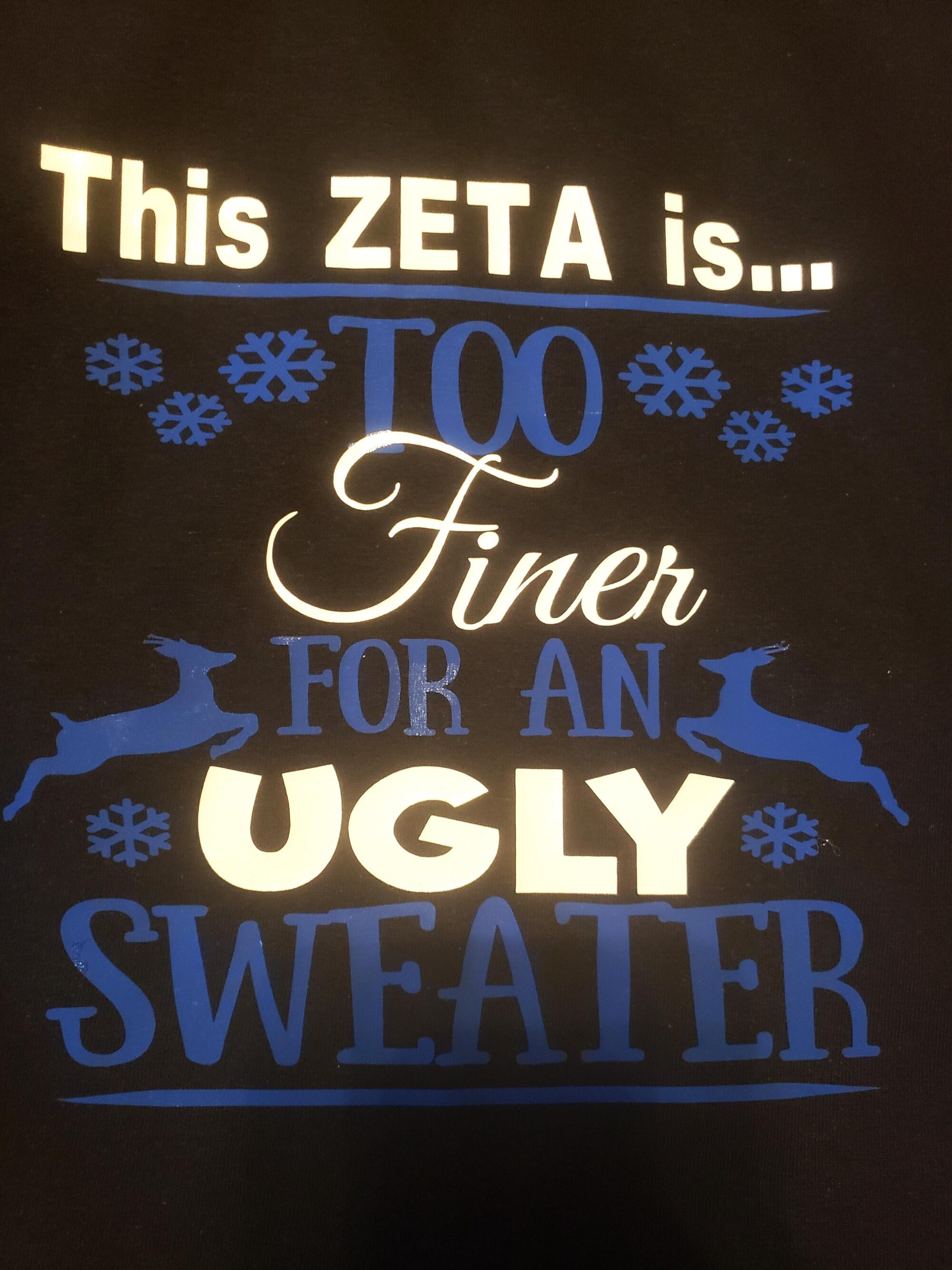 Zeta Ugly Christmas Sweater