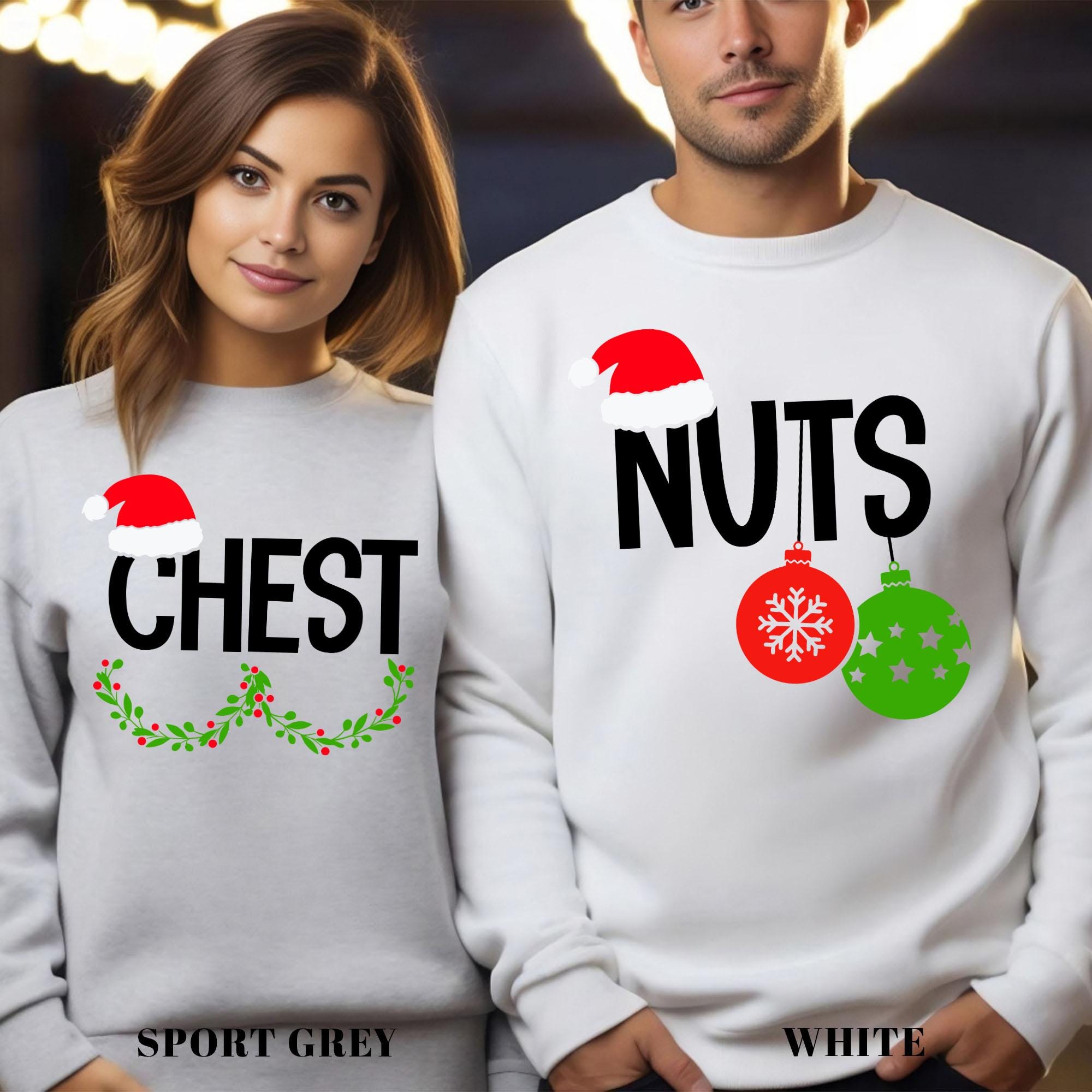 il_2000xN.6466699763_e6hd-1.jpg Chest Nuts Christmas Sweatshirts, Funny Couples Christmas Hoodie, Family Holiday Hoodie, Matching Christmas Sweatshirt, 152322