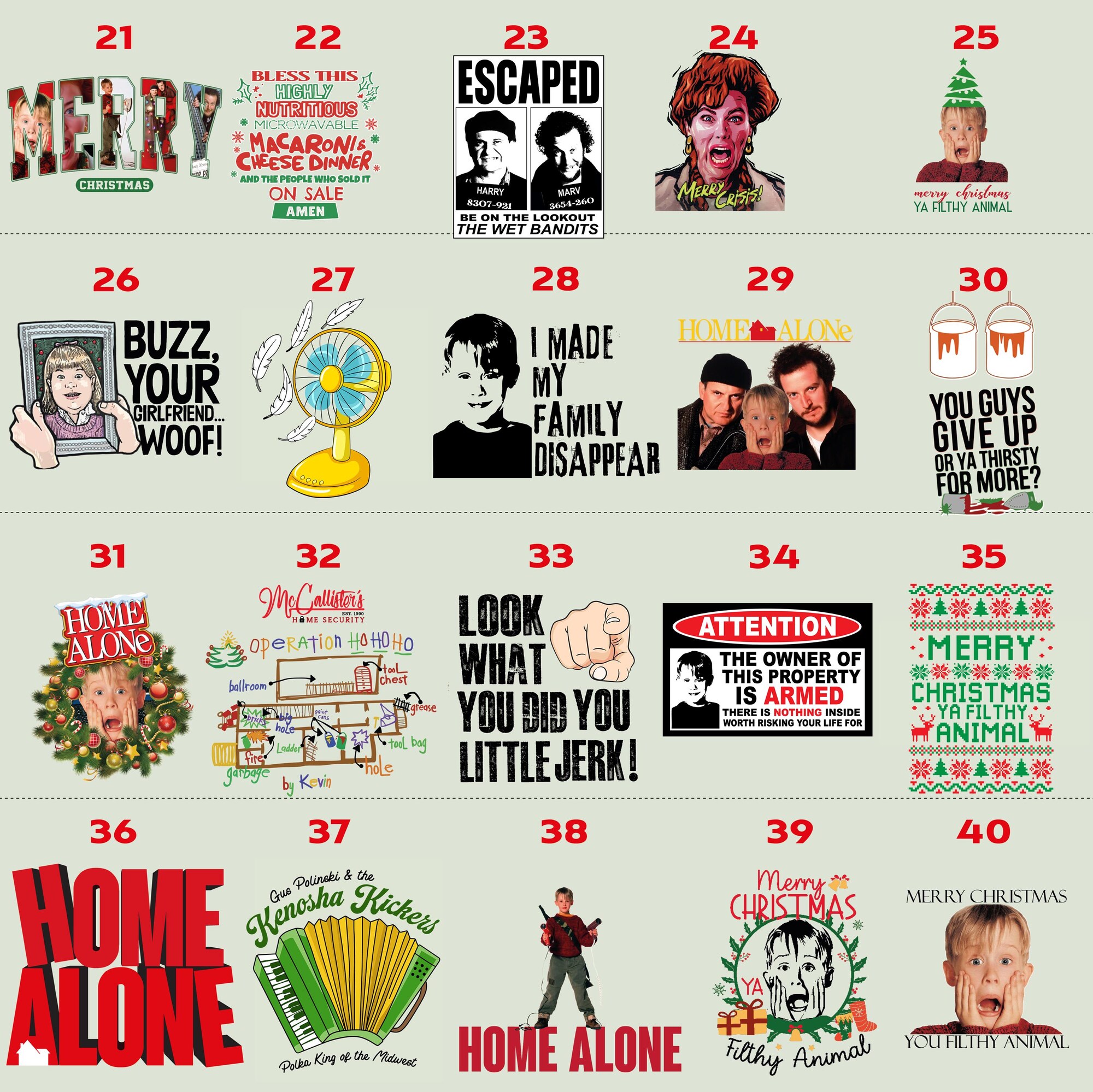 il_2000xN.6466722012_mww3.jpg Personalized Home Alone Christmas Shirt: Family Matching Tee