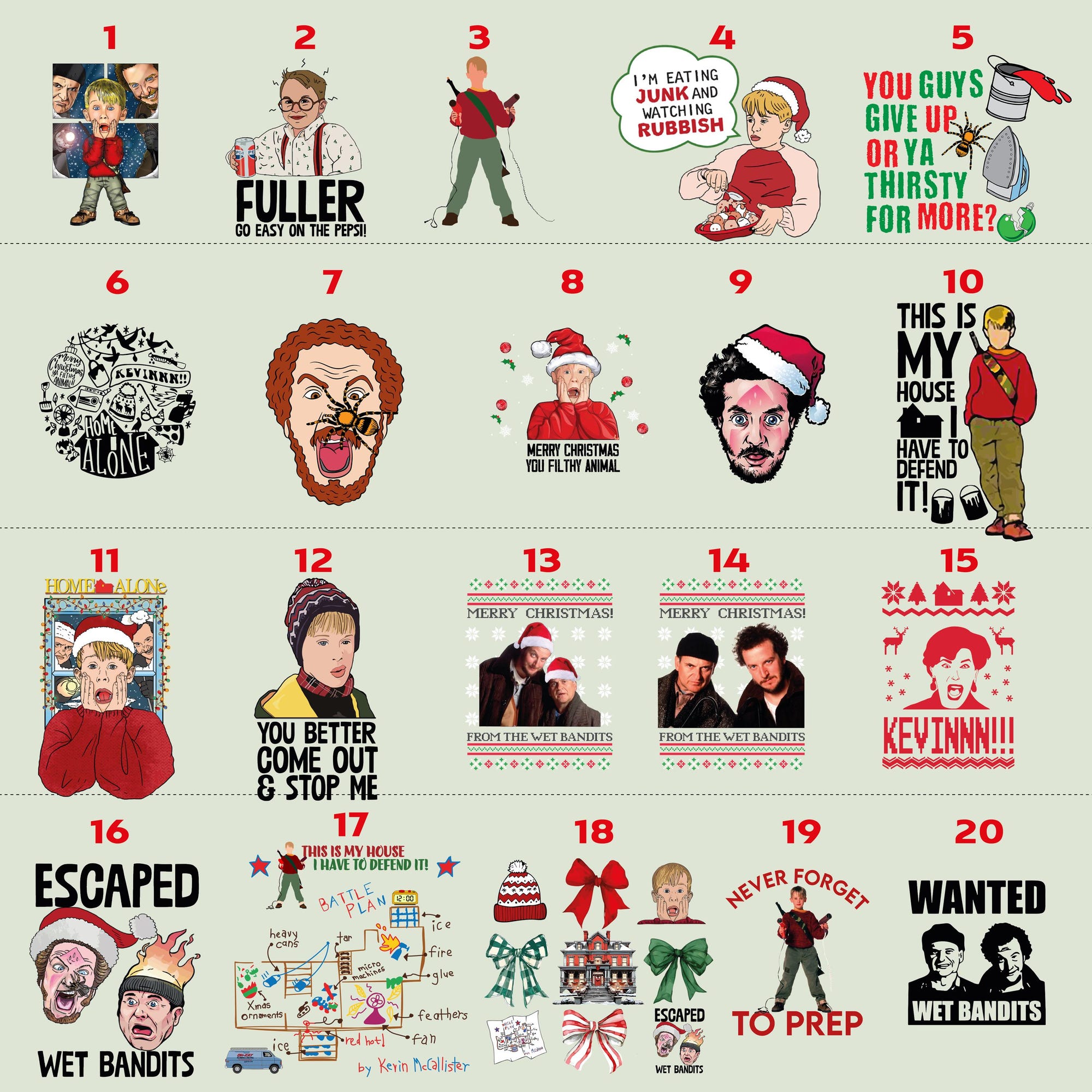 il_2000xN.6466722014_i59a.jpg Personalized Home Alone Christmas Shirt: Family Matching Tee