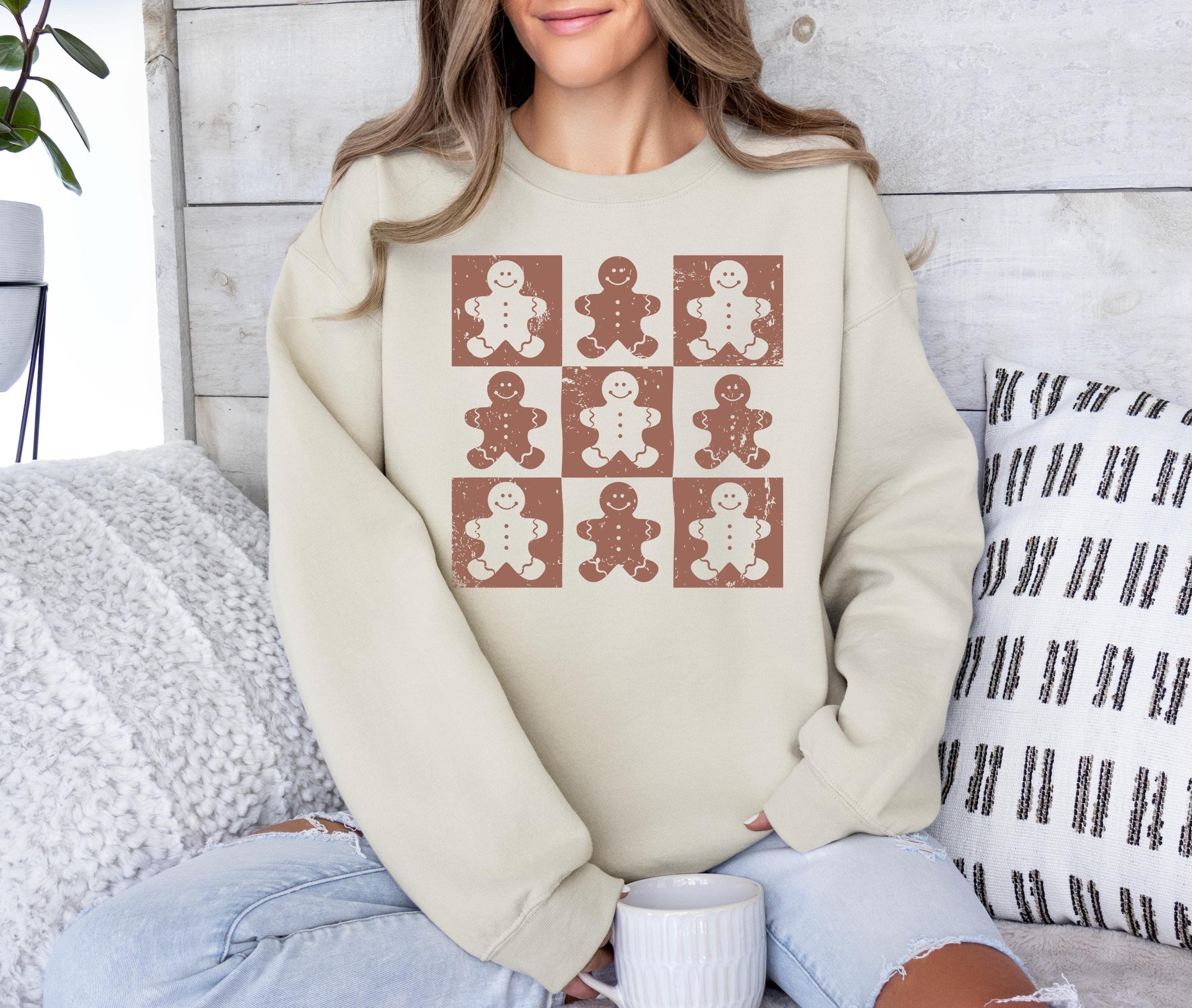 Christmas Gingerbread Shirt: Holiday Winter Tee, Gift for Baker