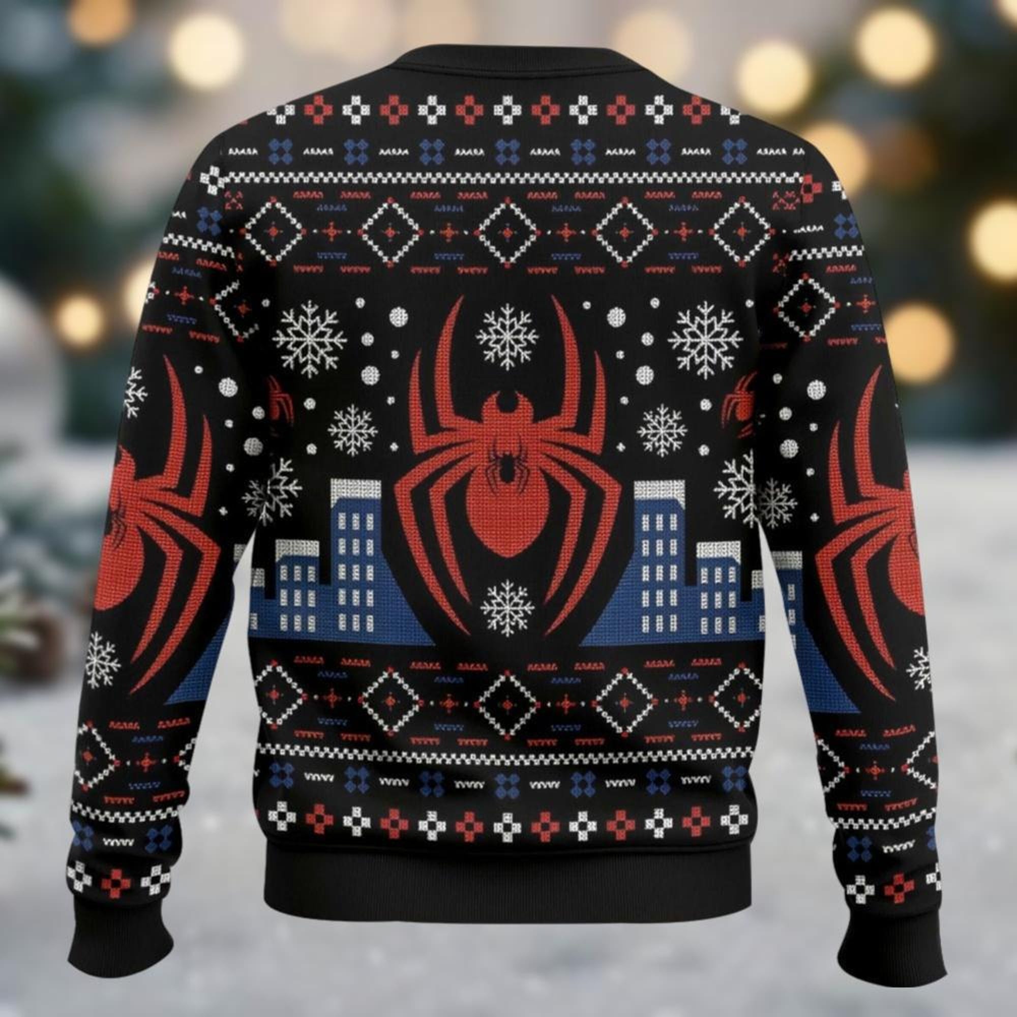 il_2000xN.6471381907_r93i.jpg Christmas Spider-Man Sweater, Spiderman Ugly Christmas Sweater, Xmas Party Gift For Women Men Kid, Superhero Holiday Sweater