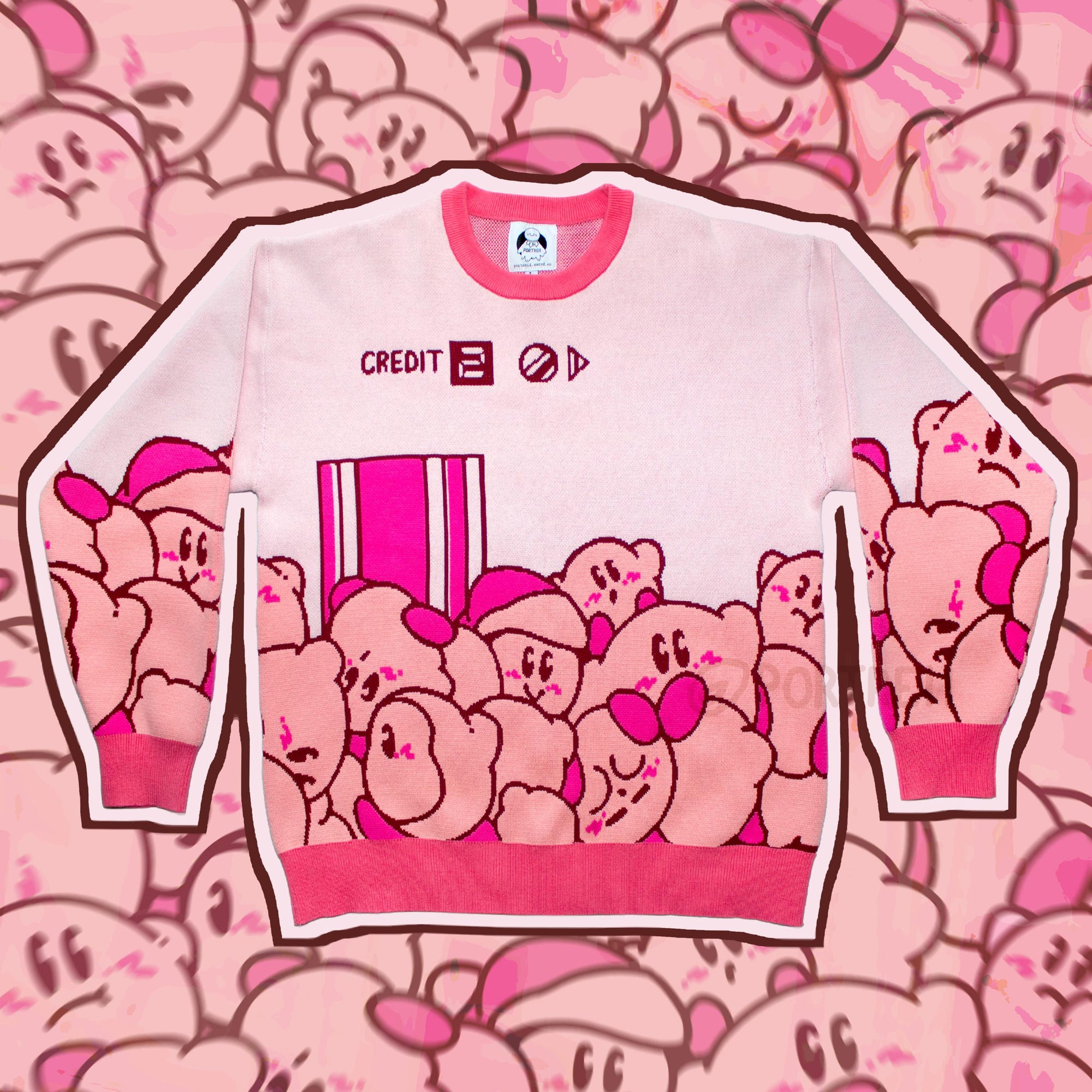 Crane Fever Knit Sweater