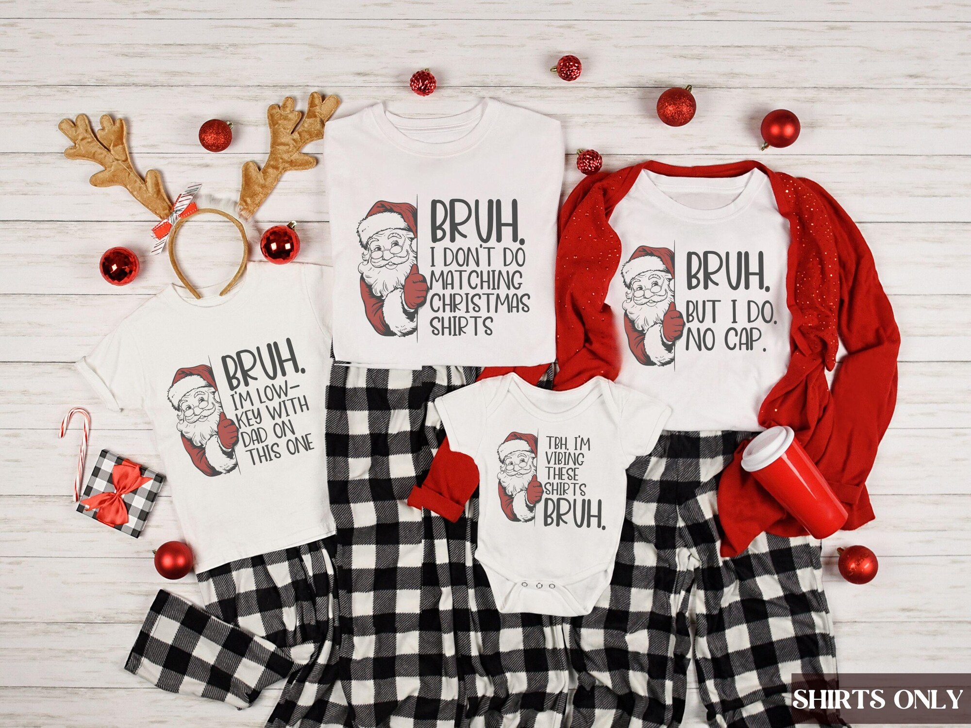 Family Christmas Shirts, Funny Christmas Family Shirts, Christmas Couple Shirts, Matching Christmas Shirts, Teen Slang Christmas Bruh Shirt