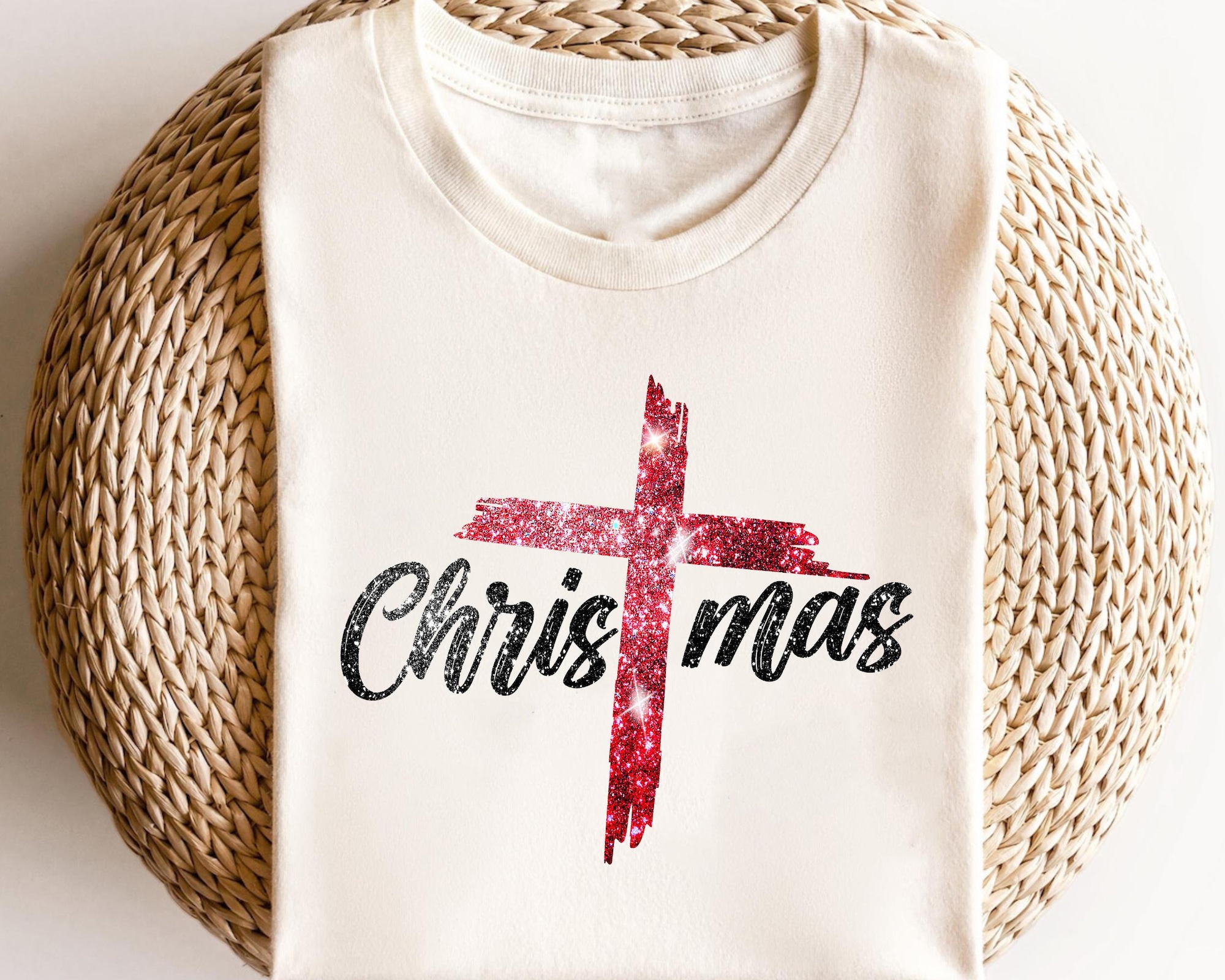 Christmas Shirts Jesus Christmas TShirt, Christmas Cross, Christmas Cross, Christmas Shirts