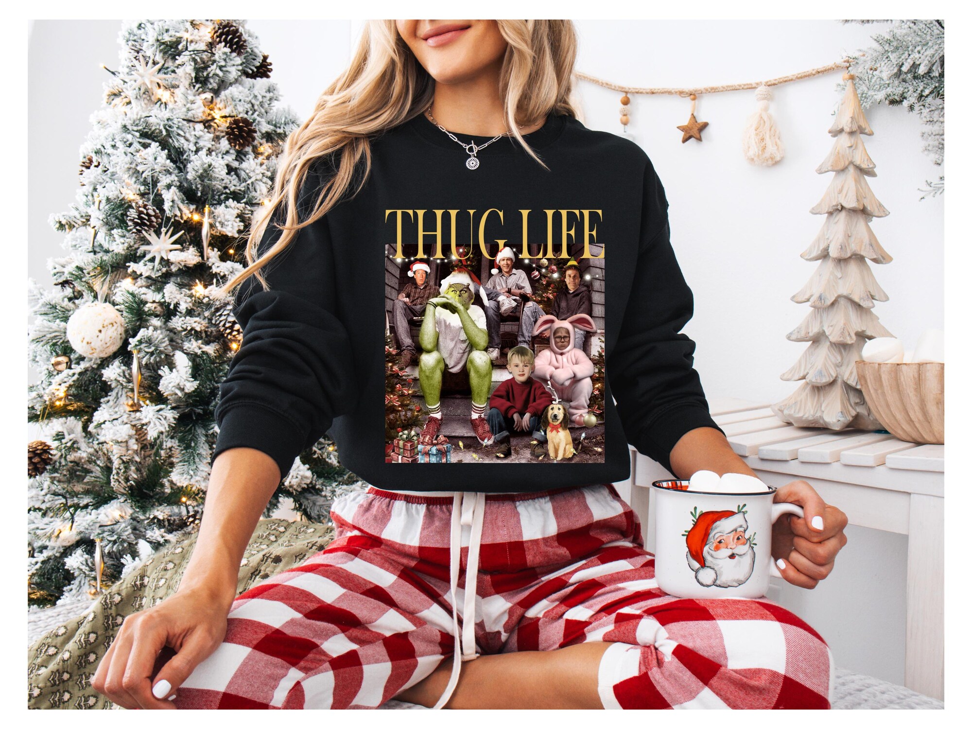 il_2000xN.6475696534_sy1s-1.jpg Thug Life Christmas Shirt, Christmas Sweatshirt, Christmas Movie Shirt, Christmas Friends Shirt, Christmas Gifts for Women