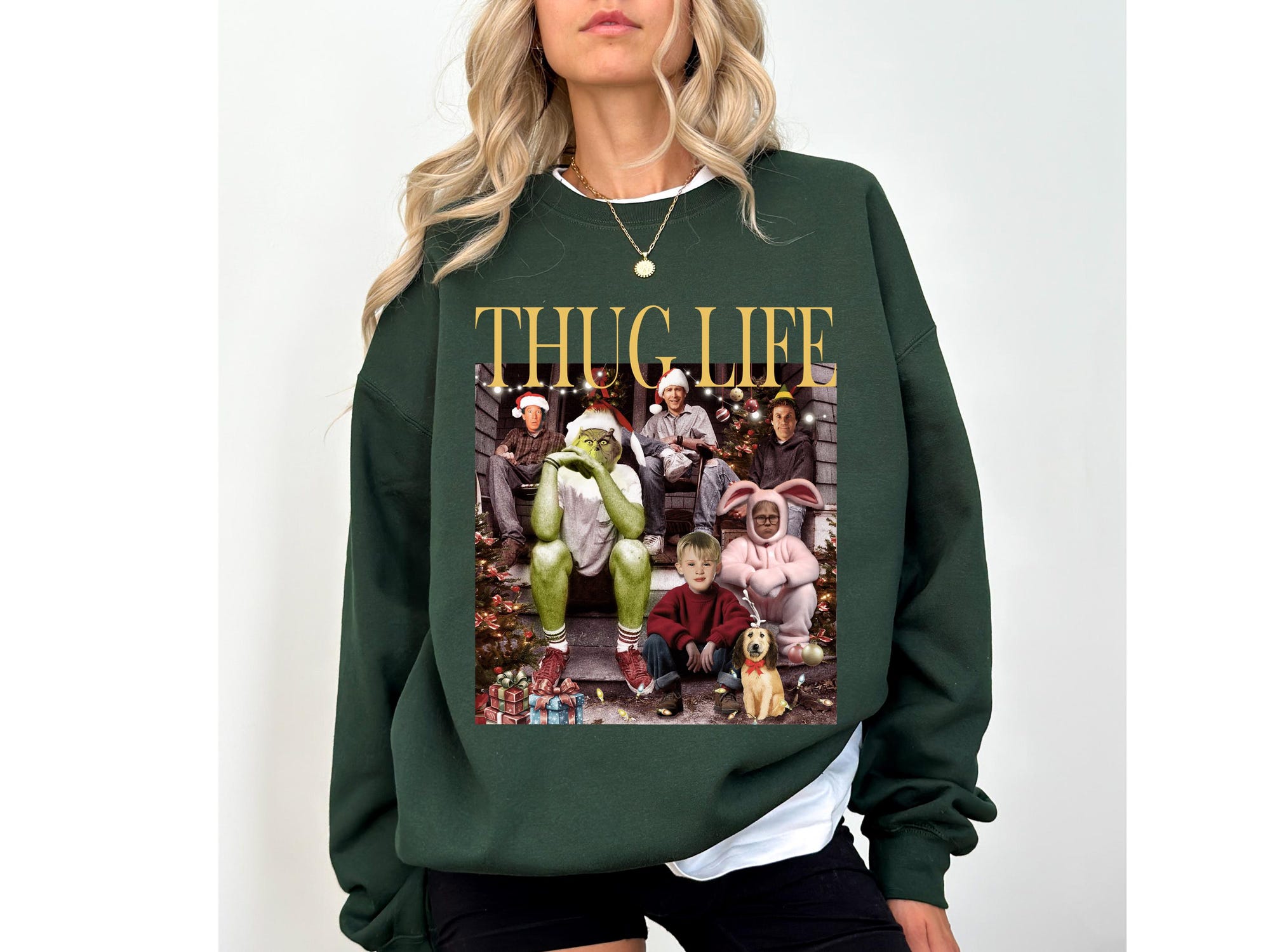 il_2000xN.6475696856_ns4n-1.jpg Thug Life Christmas Shirt, Christmas Sweatshirt, Christmas Movie Shirt, Christmas Friends Shirt, Christmas Gifts for Women