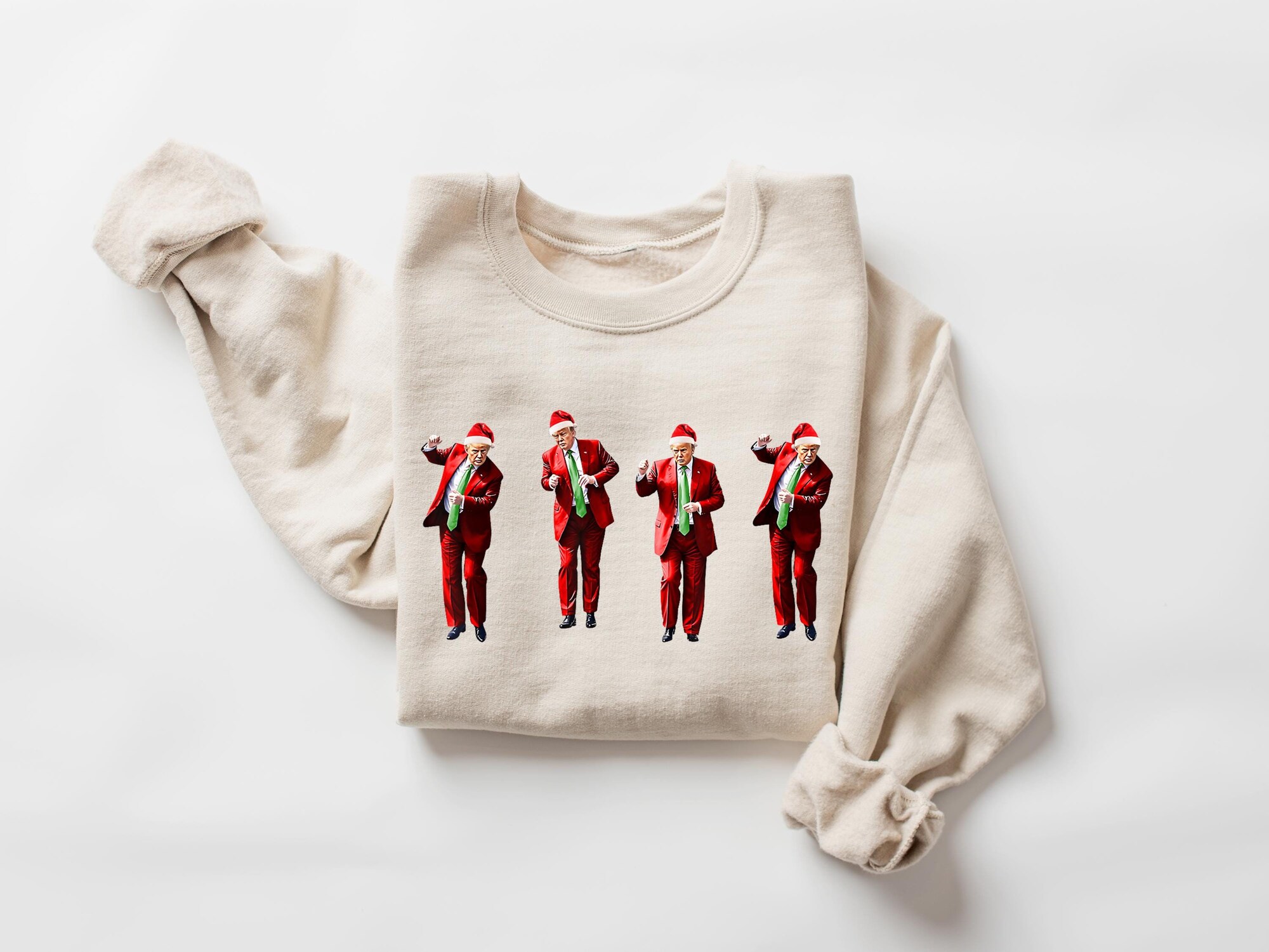 Trump Dance Christmas Sweatshirt, Funny Trump T-Shirt, Christmas Republican T-Shirt, Christmas Trump T-Shirt, Republican Gift, Trump 2024