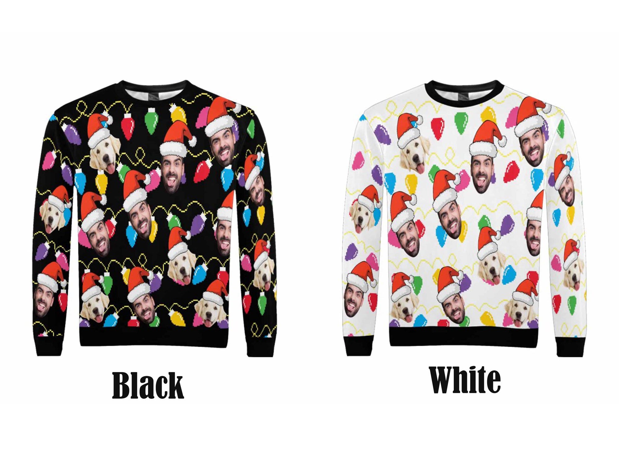 il_2000xN.6482236681_havv.jpg Custom Christmas Ugly Sweater,Personalize Face Sweatshirt,Funny Sweatshirt for Family/Friends,Christmas Ugly Sweater Party Christmas Gifts