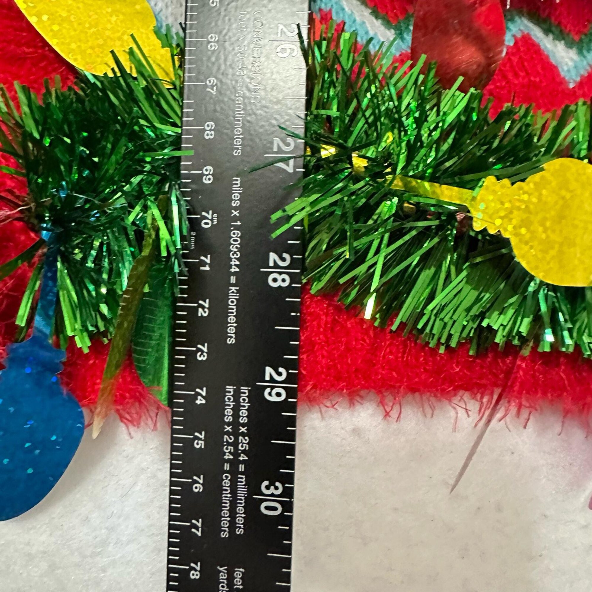 il_2000xN.6484666126_61d8.jpg Ugly Christmas Sweater Cardigan LIGHTS UP Tacky Tinsel Xmas Party Winner Size Medium