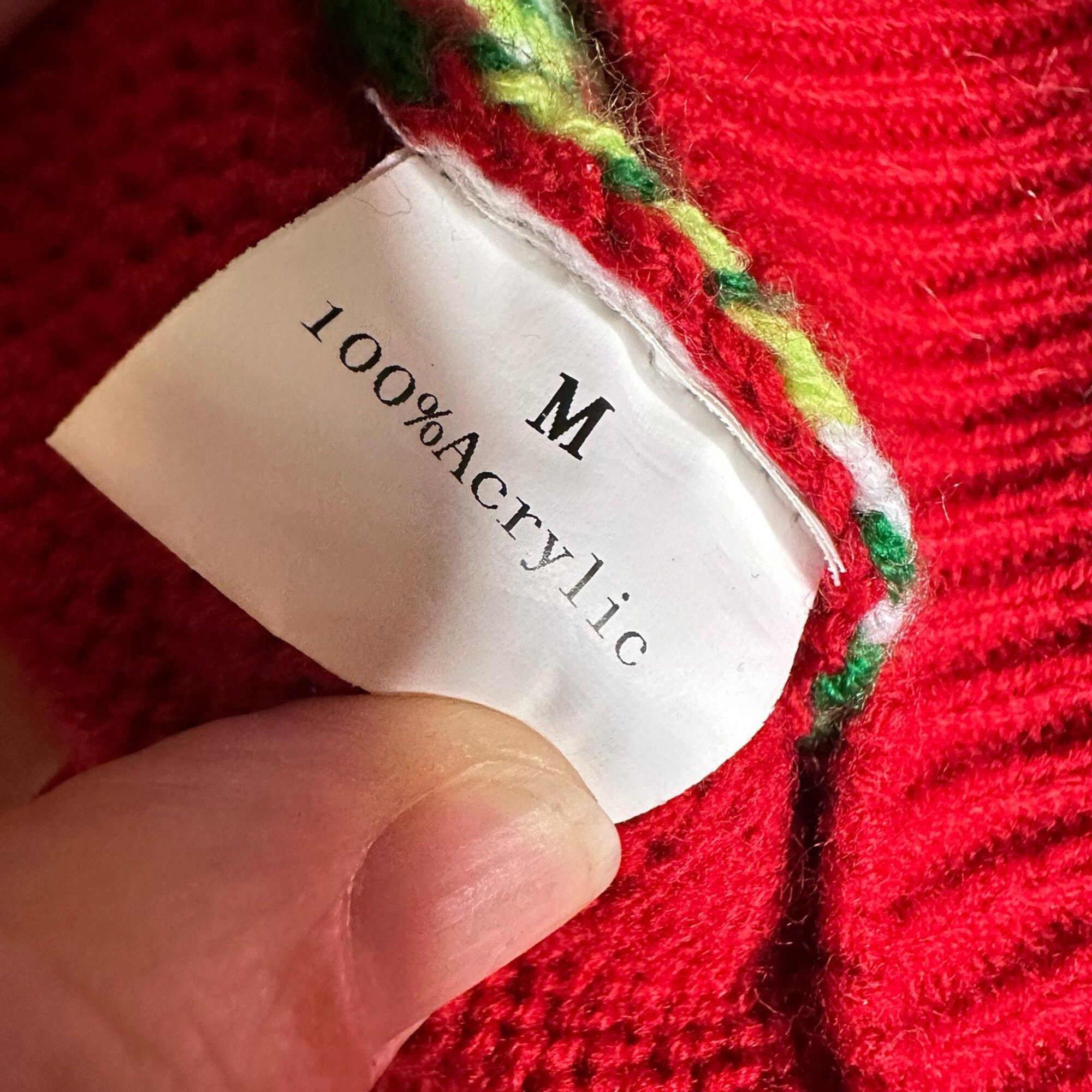 il_2000xN.6484741148_nria.jpg Ugly Christmas Sweater Santa LIGHTS UP Tacky Tinsel Xmas Party Winner Size Small