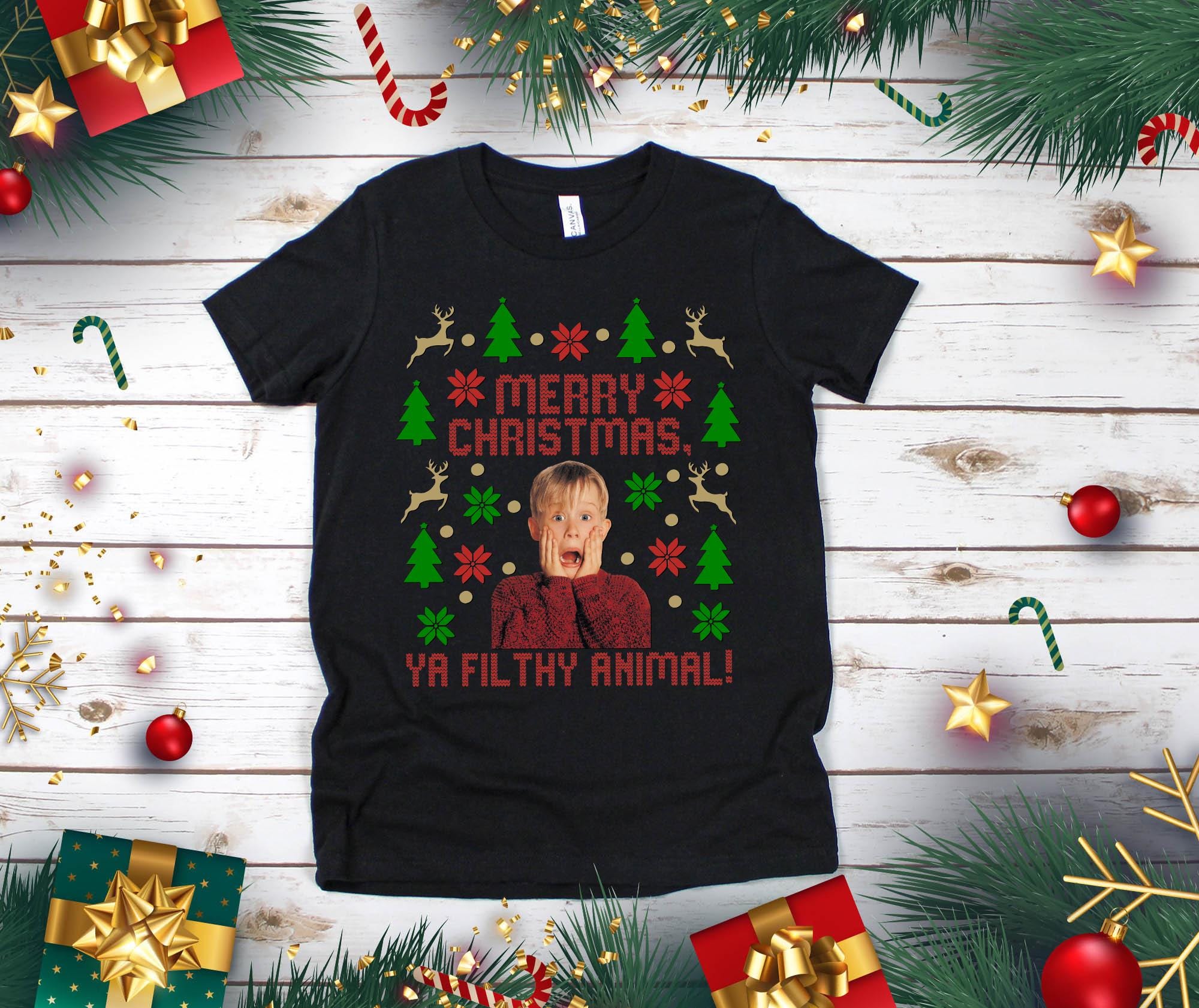il_2000xN.6485814844_pujb-1.jpg Ya Filthy Animal Sweatshirt, Christmas Movie Tee, Merry Christmas Kevin Tshirt