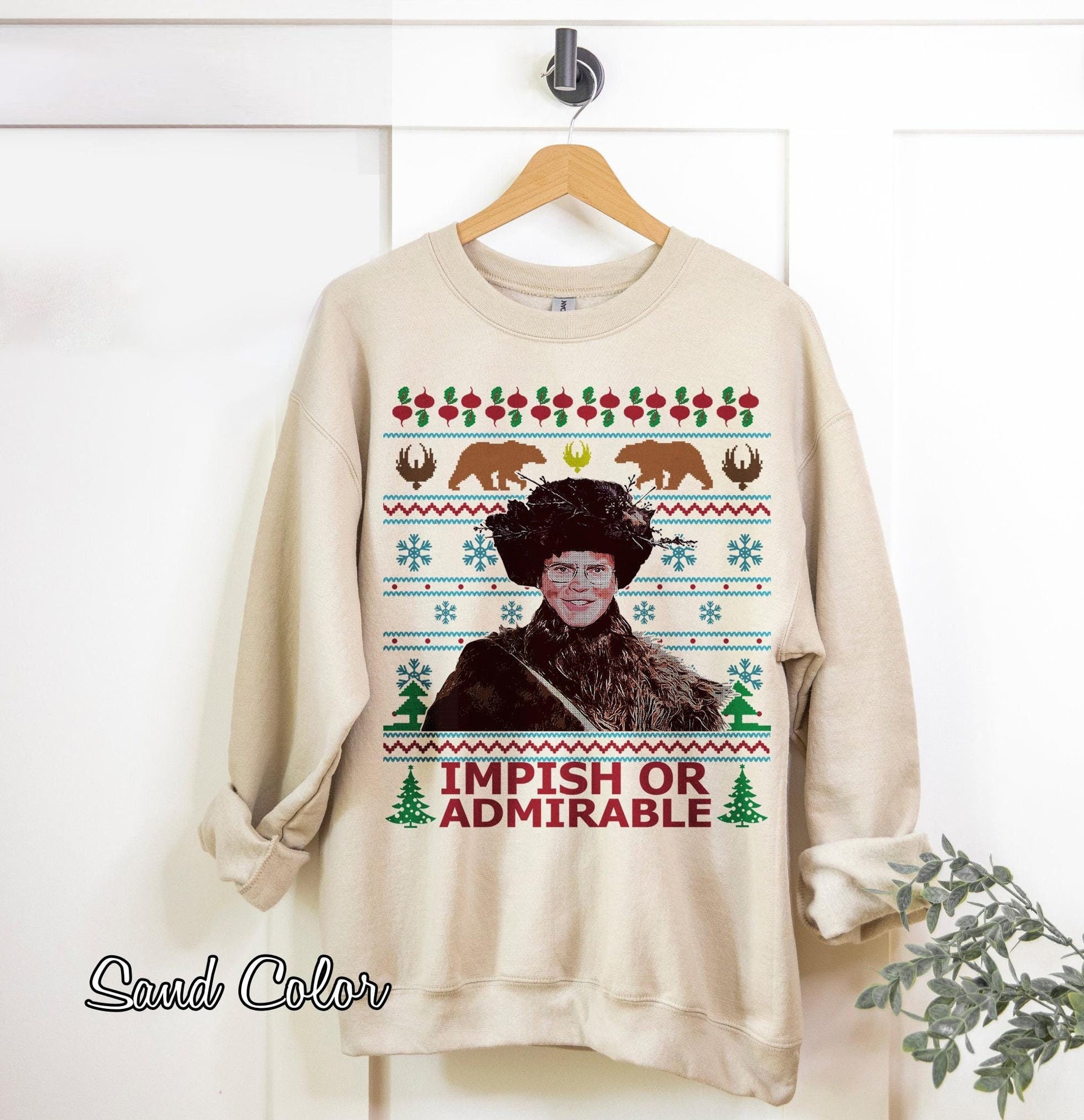 Ugly Christmas Sweater, Belsnickel  impish or admirable sweater, Funny Christmas,  BS15