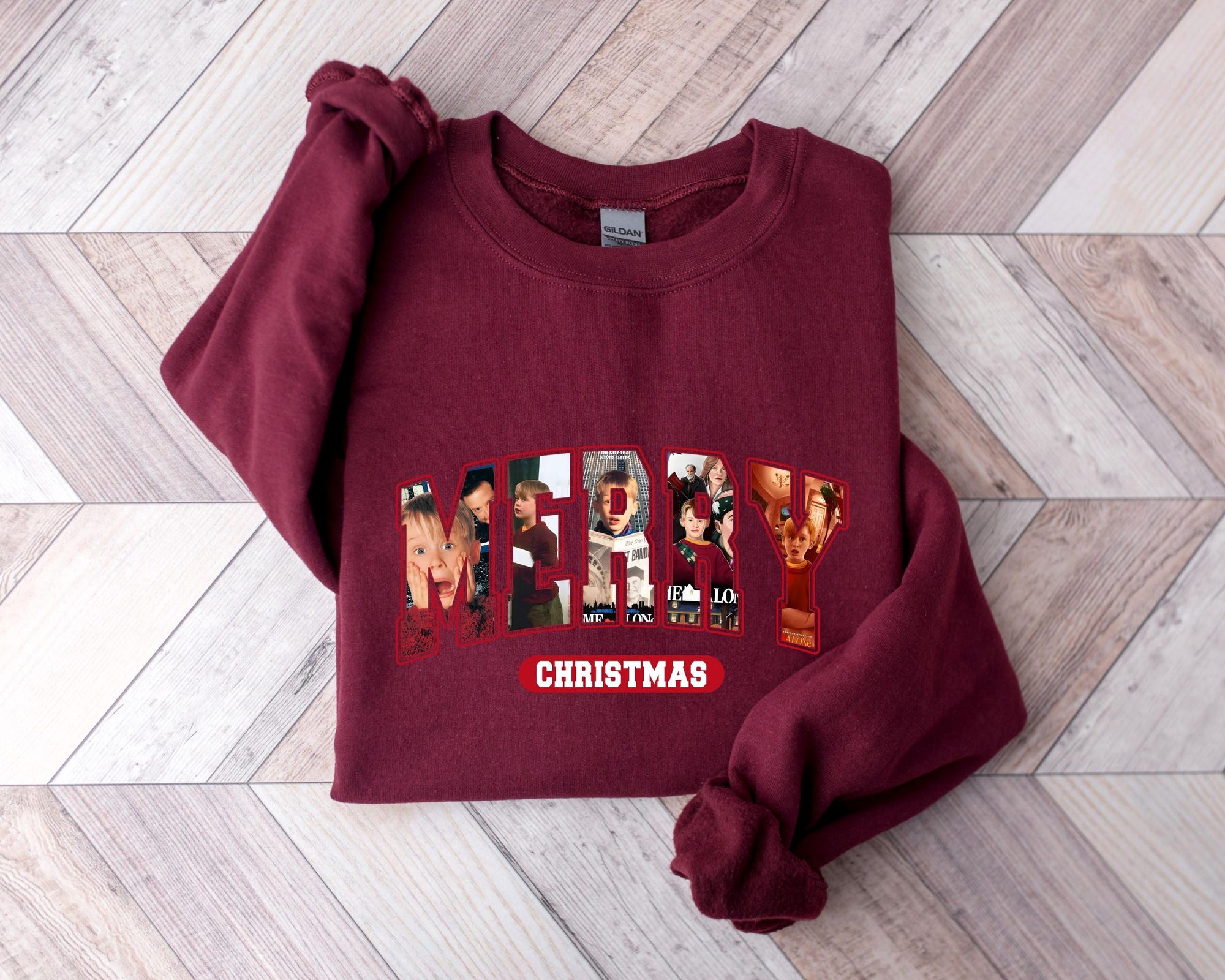 il_2000xN.6501500909_elz3.jpg Christmas Movies Shirt, Merry Christmas 90s Movies Shirt, Crewneck Sweatshirt, Christmas Shirt For Movies Lovers, Christmas 90s Movies Shirt
