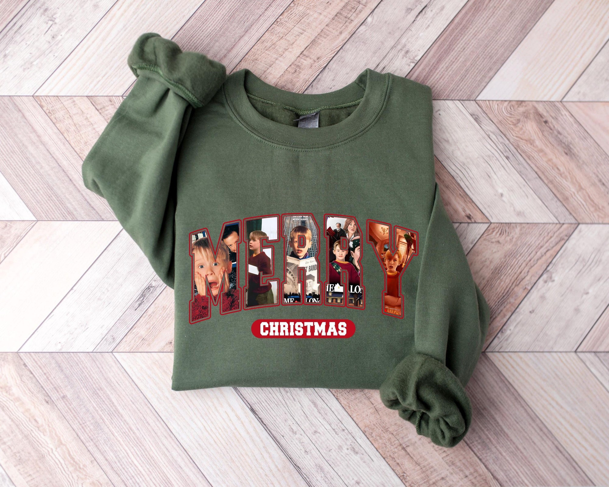 Christmas Movies Shirt, Merry Christmas 90s Movies Shirt, Crewneck Sweatshirt, Christmas Shirt For Movies Lovers, Christmas 90s Movies Shirt