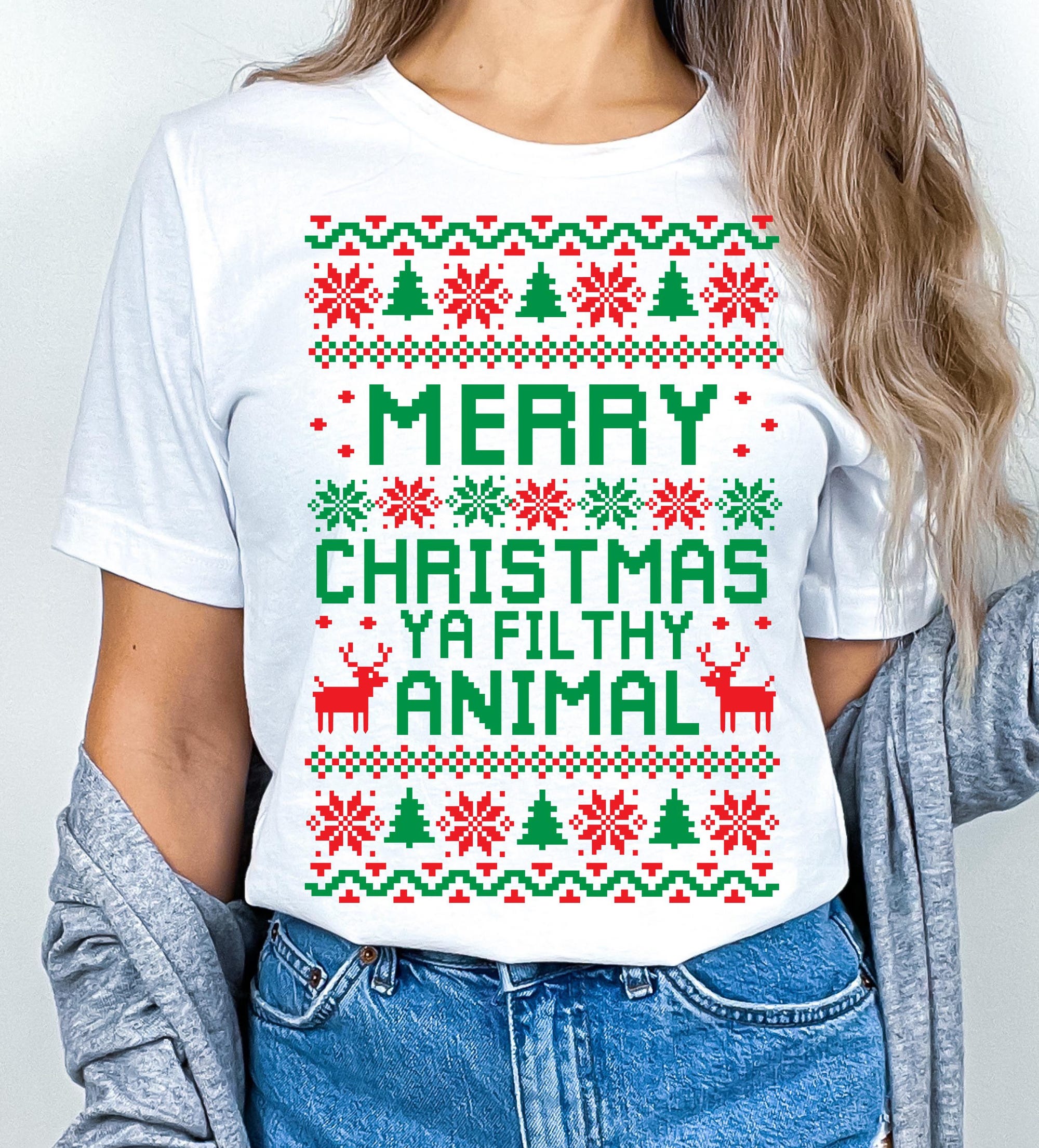 il_2000xN.6506684027_jqsu-1.jpg Ya Filthy Animal Merry Christmas Sweatshirt, Christmas Movie Merry Shirt, Christmas Movie Hoodie Saying Gift, Xmas Sweatshirt, Filthy Animal