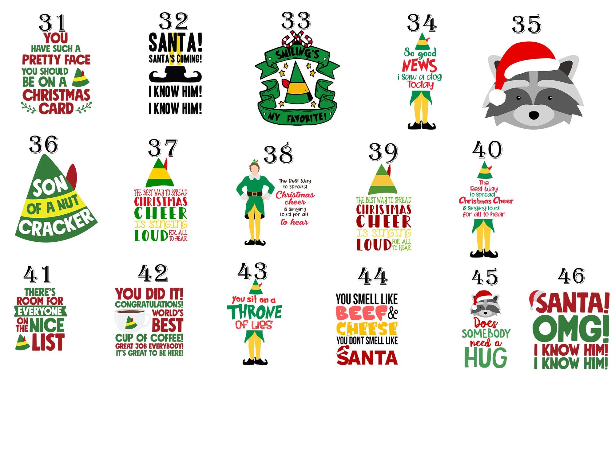 il_2000xN.6516284095_a7il.jpg Elf Movie Quote Shirt, Buddy the Elf Shirts,Cotton Headed, Christmas Shirts, Couples Christmas, Family Christmas, Elf Shirts, Christmas Tees