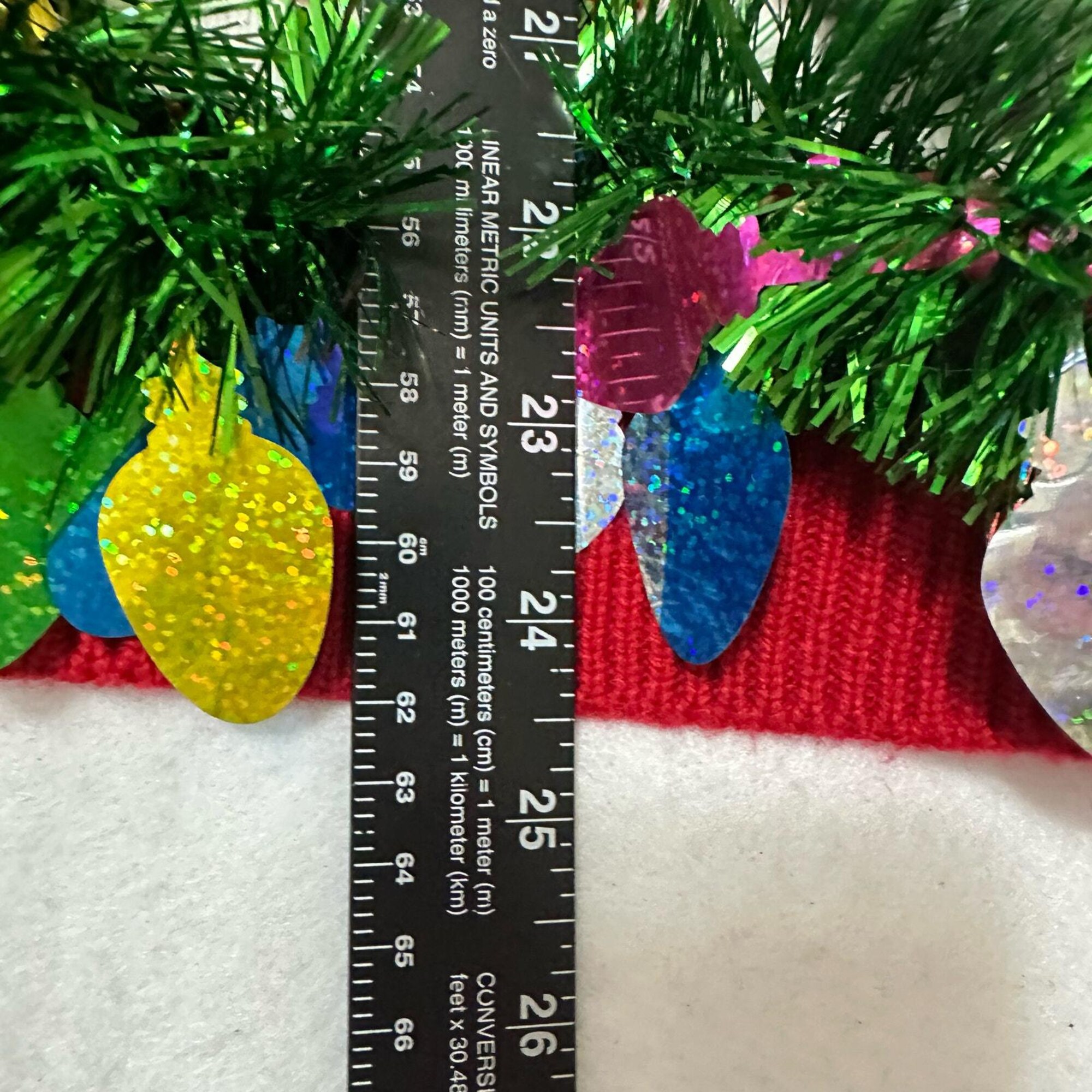 il_2000xN.6532849401_4xyv.jpg Ugly Christmas Sweater Santa LIGHTS UP Tacky Tinsel Xmas Party Winner Size Small