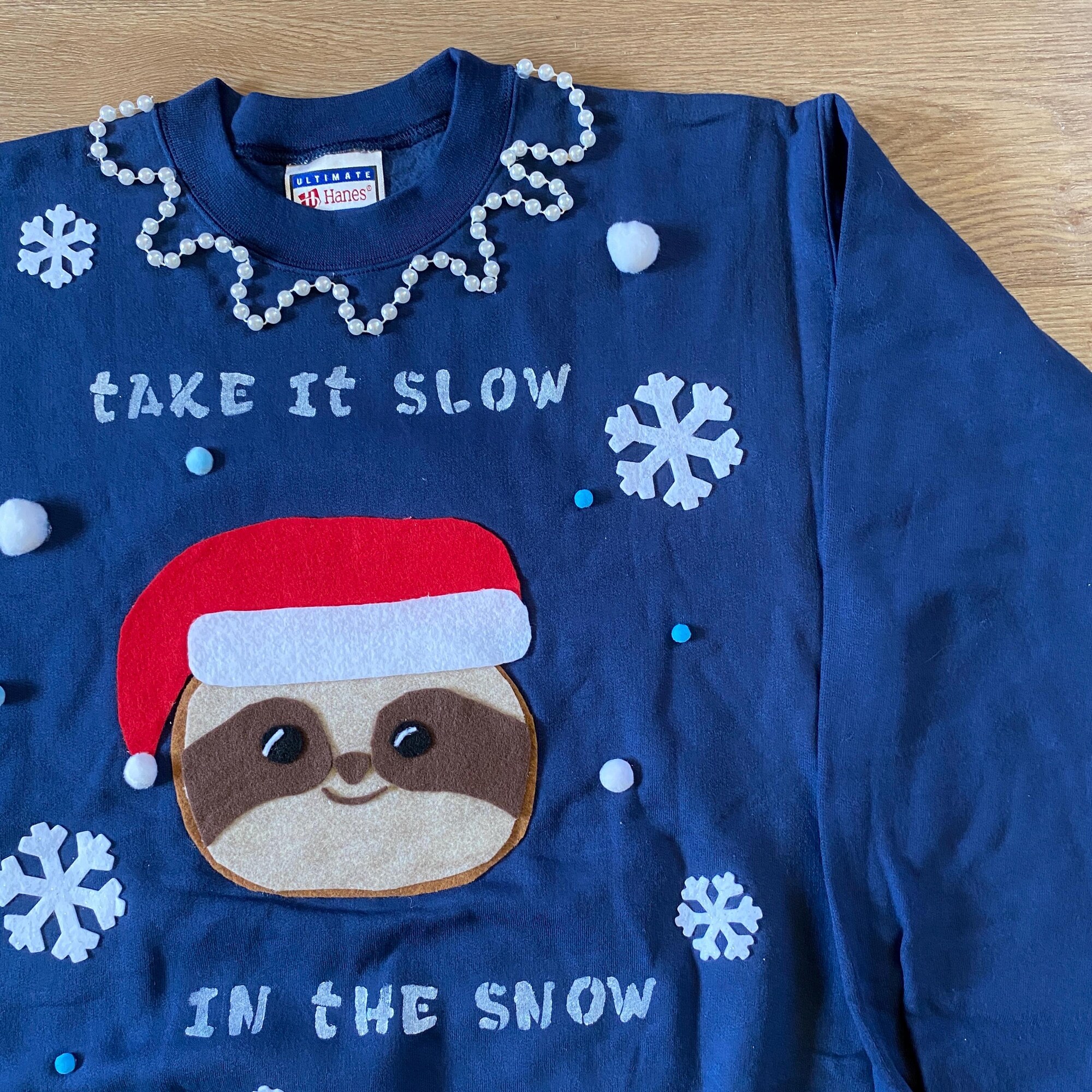 Sloth Non-Denominational Holiday Sweater Men’s S