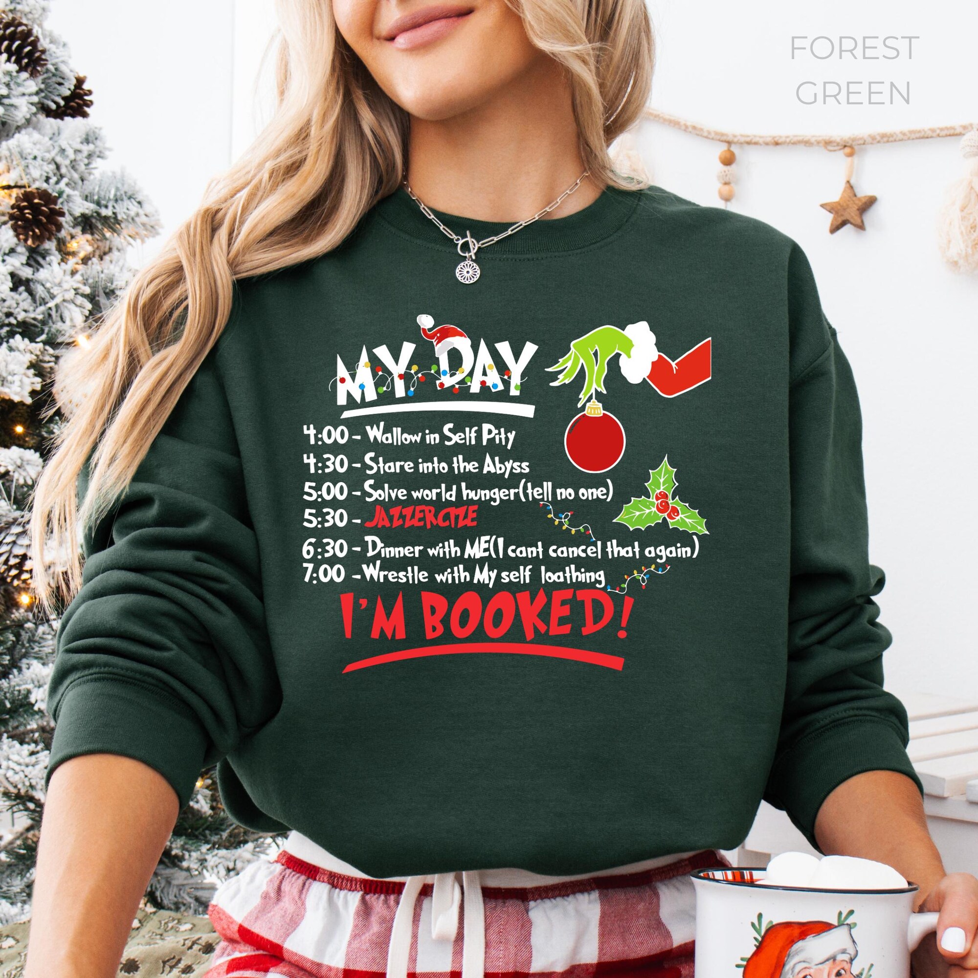 il_2000xN.6554941047_tgtr-2.jpg My Day I'm Booked Sweatshirt, The Grinch Christmas Sweatshirt, Womens Christmas Sweatshirt, Funny Grinchmas Sweatshirt, Winter Sweatshirt